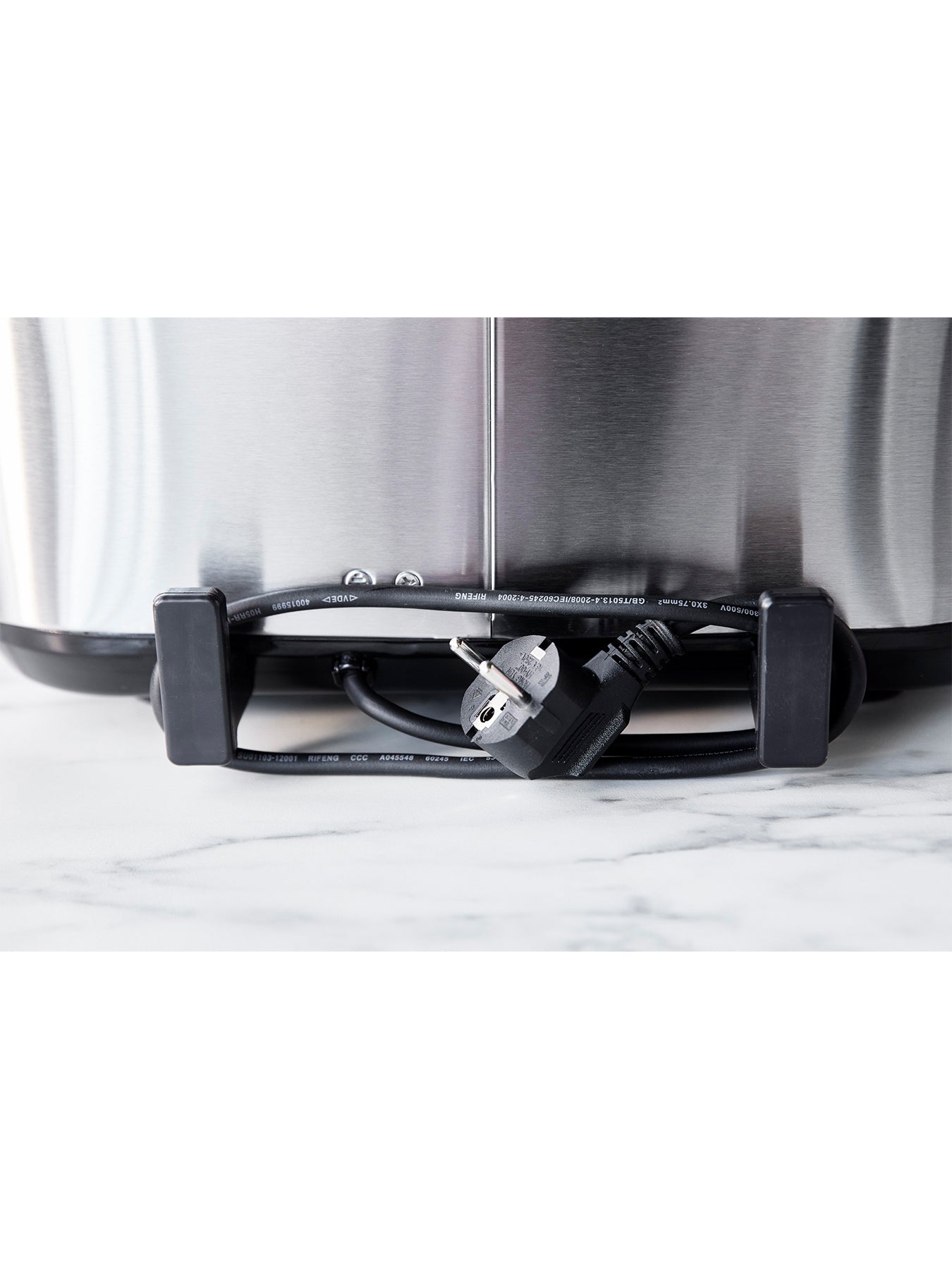 Elite Slow Cooker 6L Stainless Steel Silver