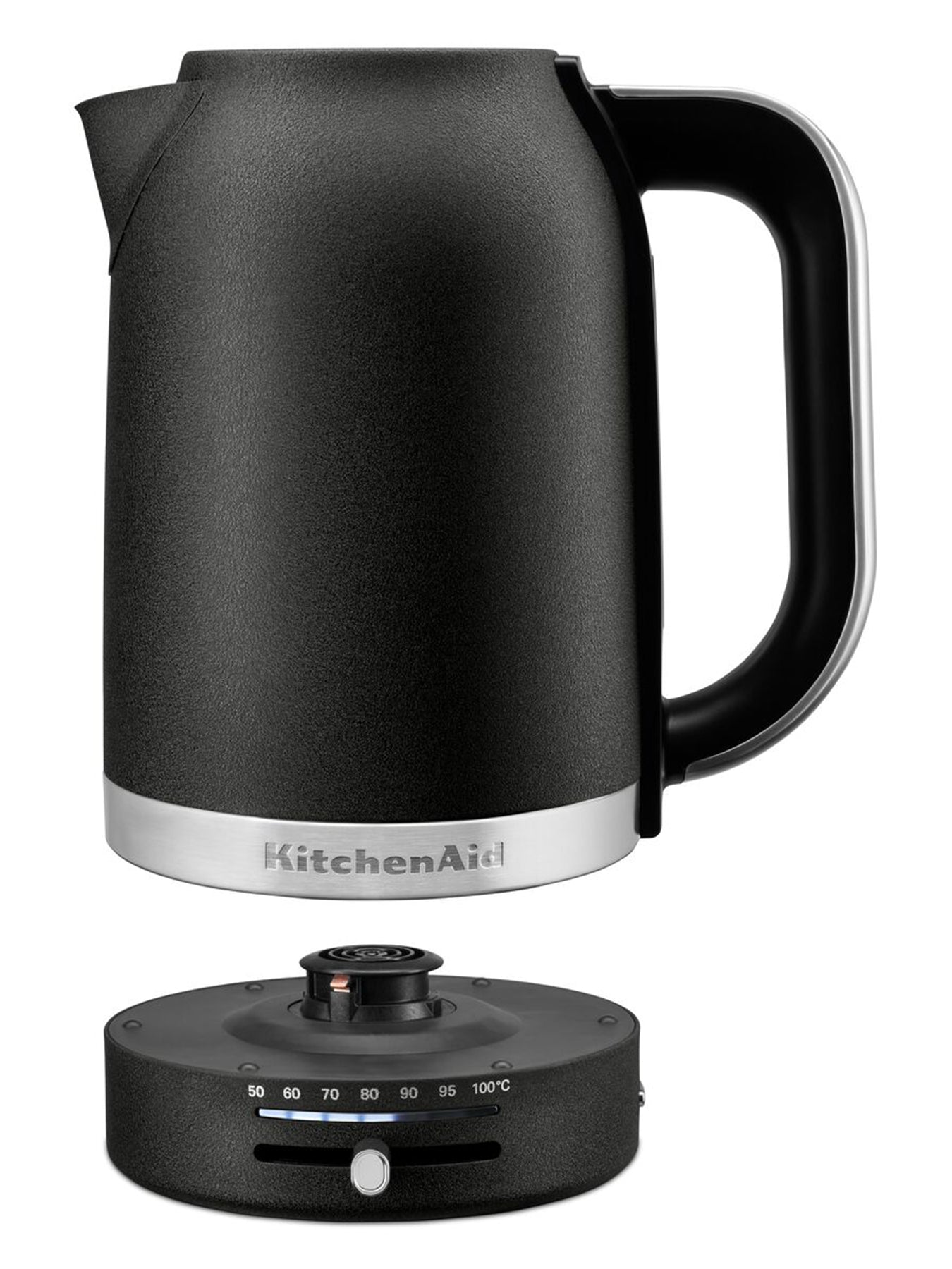 Variable Temperature 1.7L Kettle Cast Iron Black