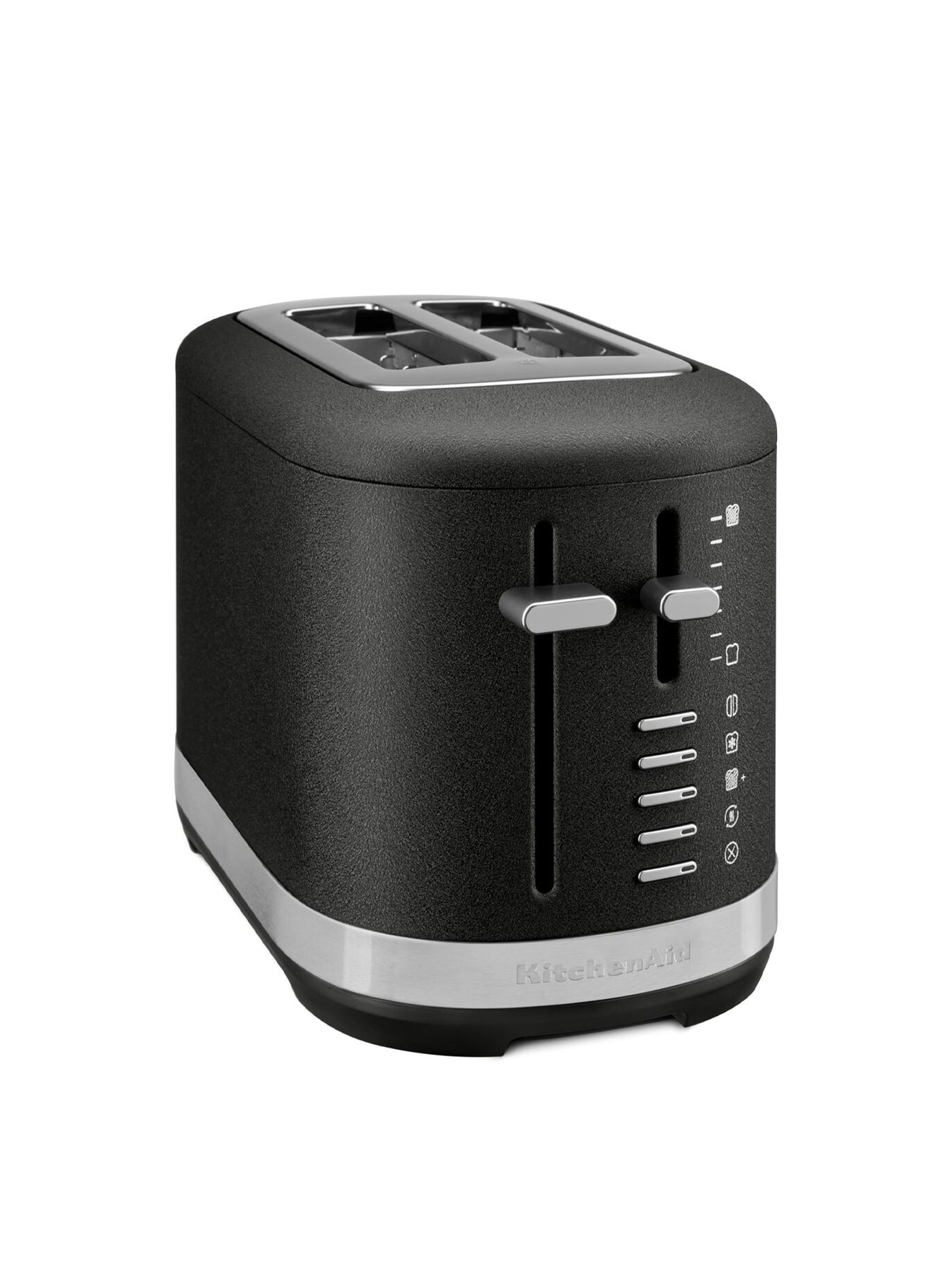 Manual Control 2 Slice Toaster Cast Iron Black