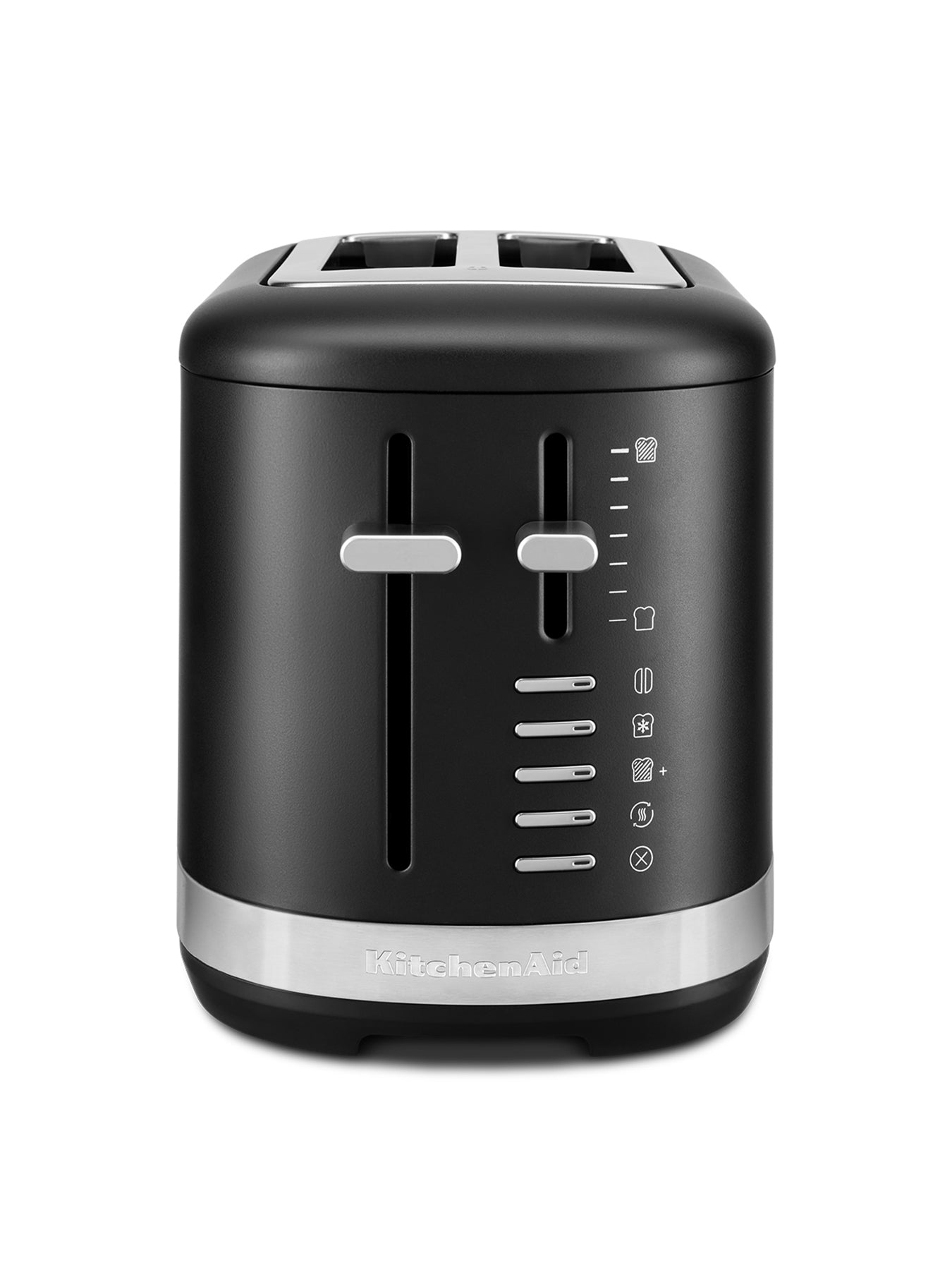 Manual Control 2 Slice Toaster Matte Black