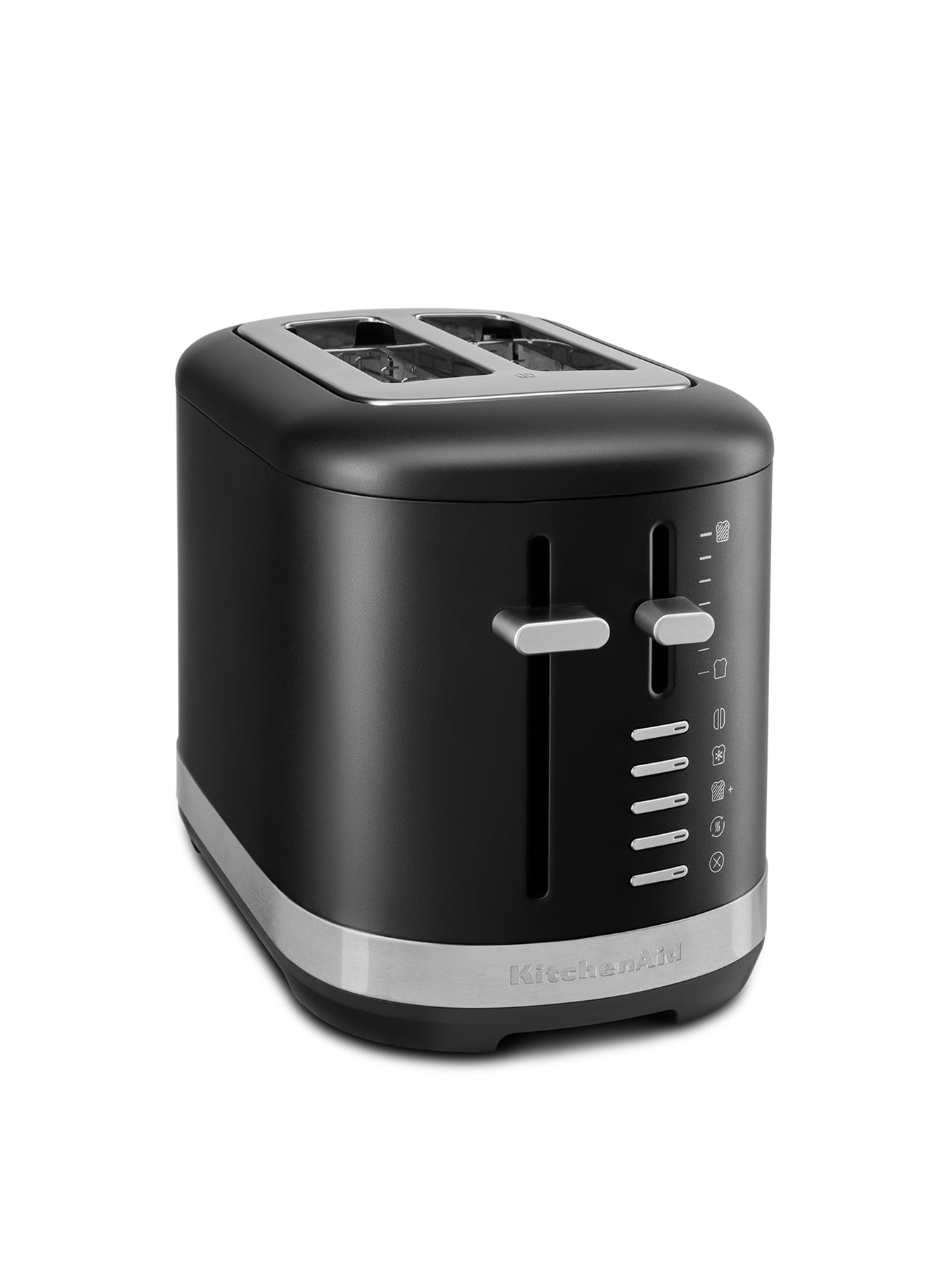 Manual Control 2 Slice Toaster Matte Black