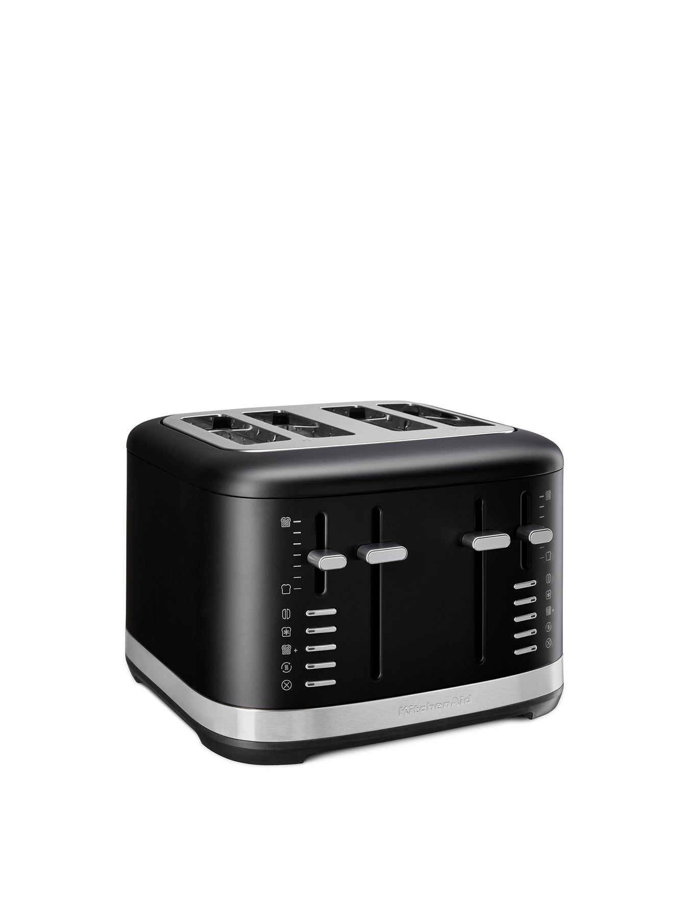 Manual Control 4 Slot Toaster Matte Black