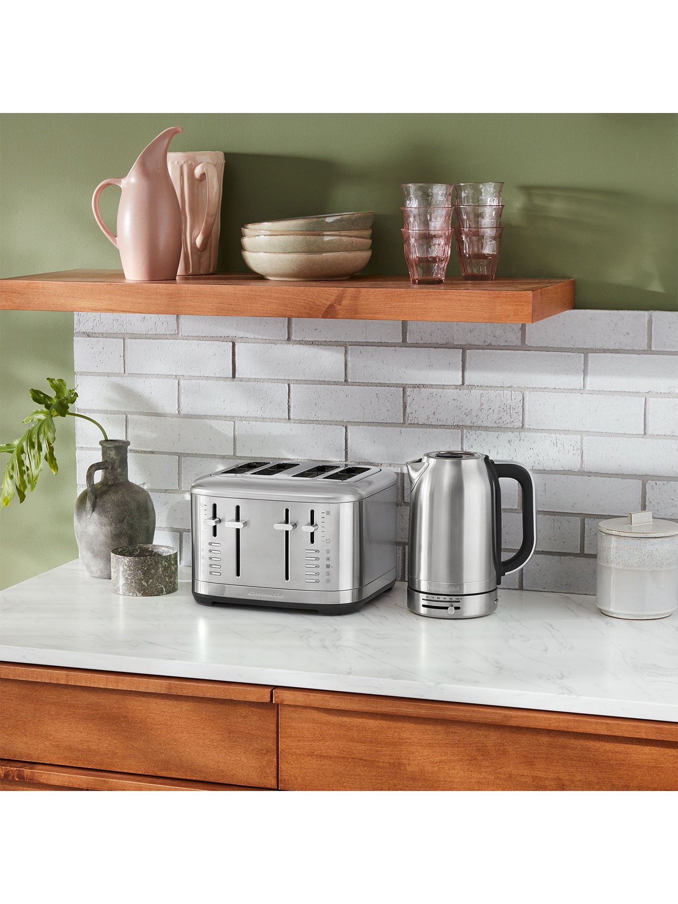 Manual Control 4 Slot Toaster Stainless Steel Silver