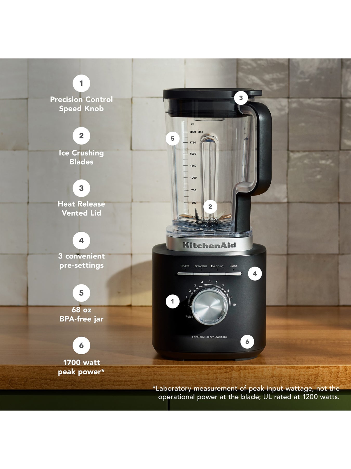 Pure Power Blender K200 Matte Black