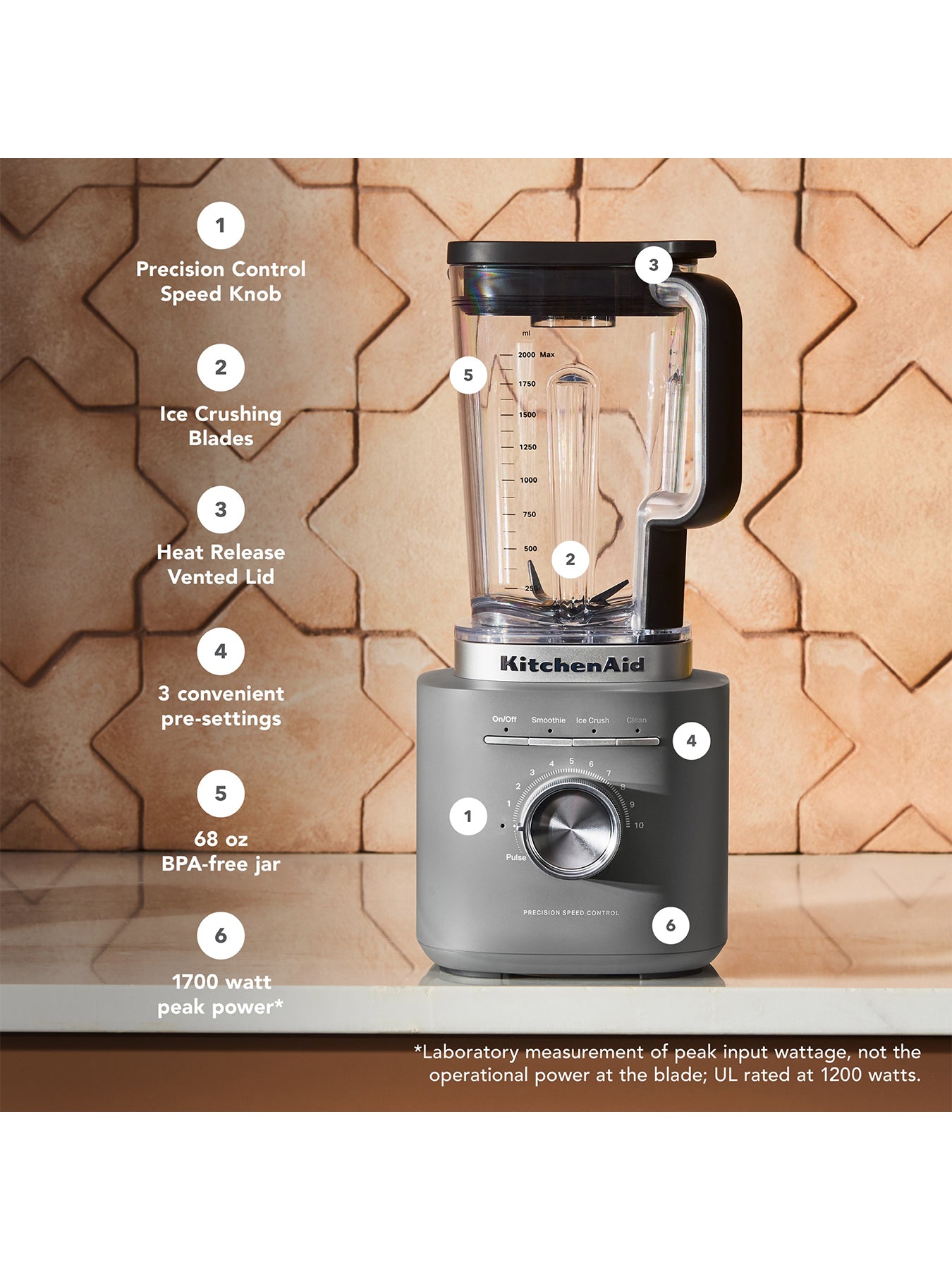 Pure Power Blender K200 Grey