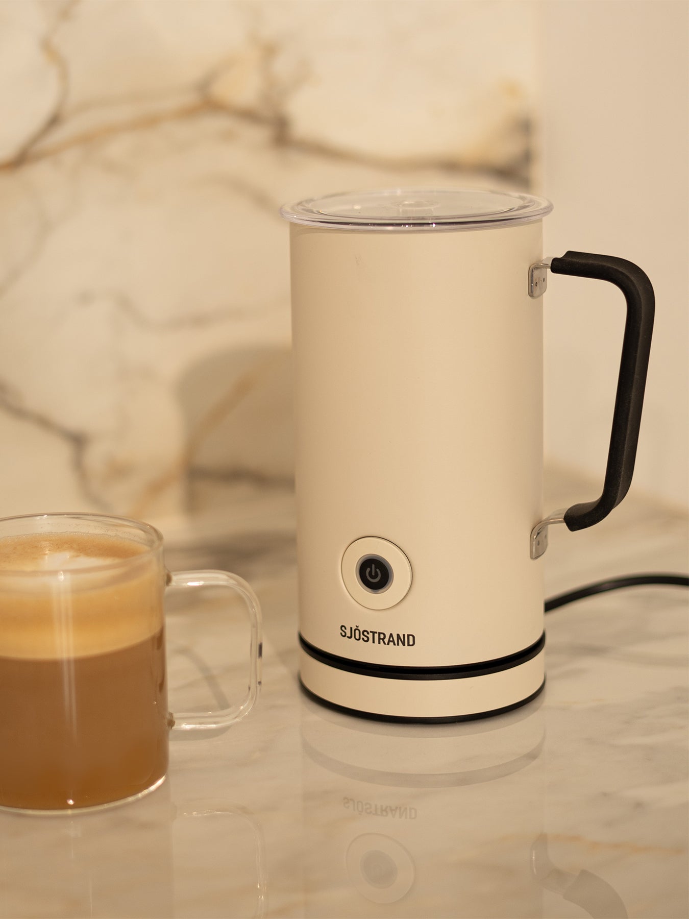 Milk Frother Beige