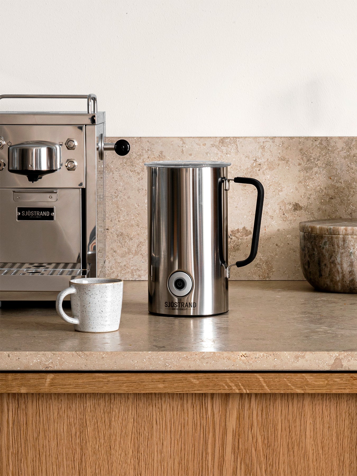 Milk Frother Silver