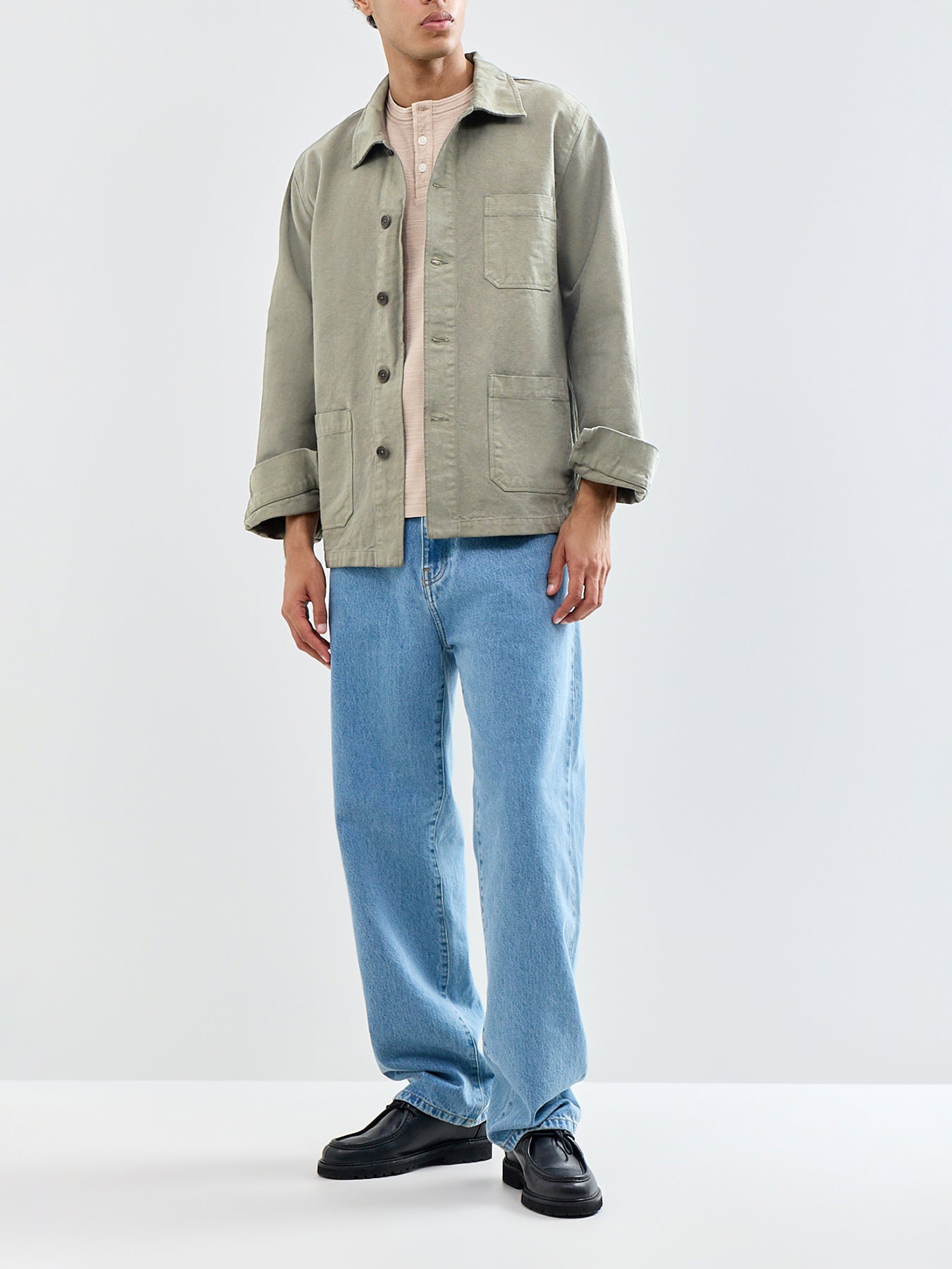 Lucas Henley T-Shirt Beige
