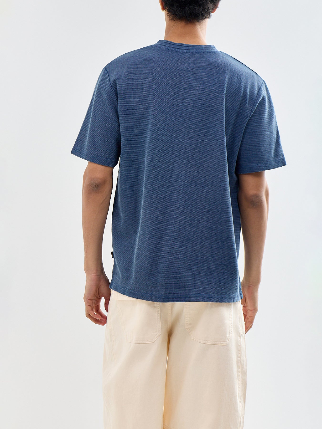 Lucas Henley T-Shirt Blue