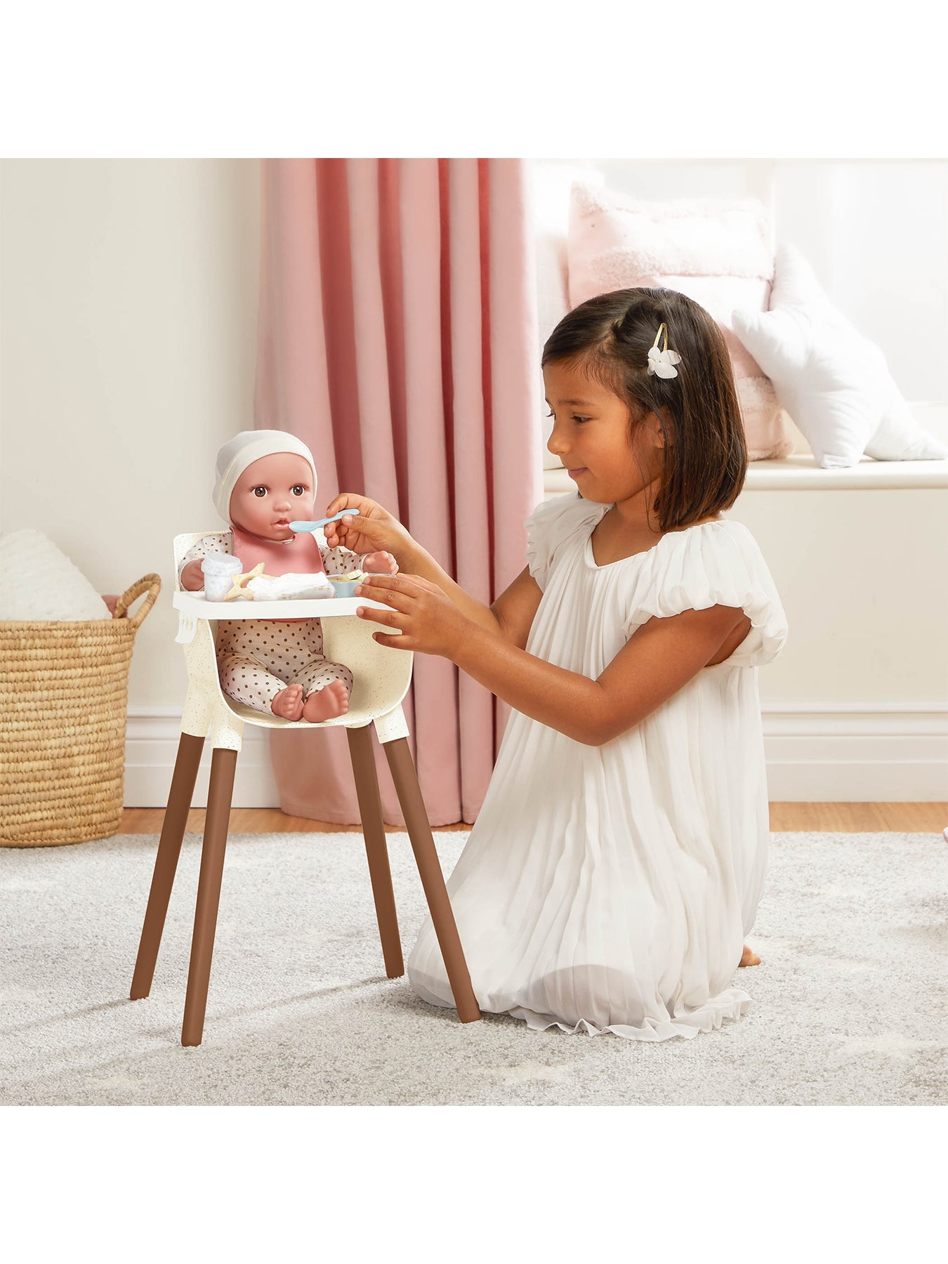 Doll High Chair Accessory Set