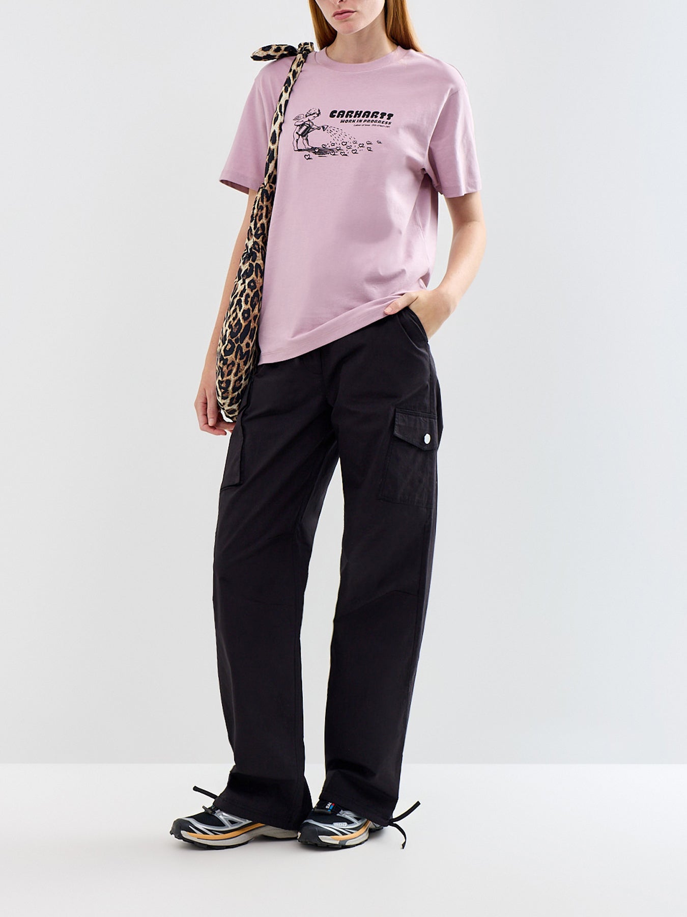 Bumper Sticker T-Shirt Pink