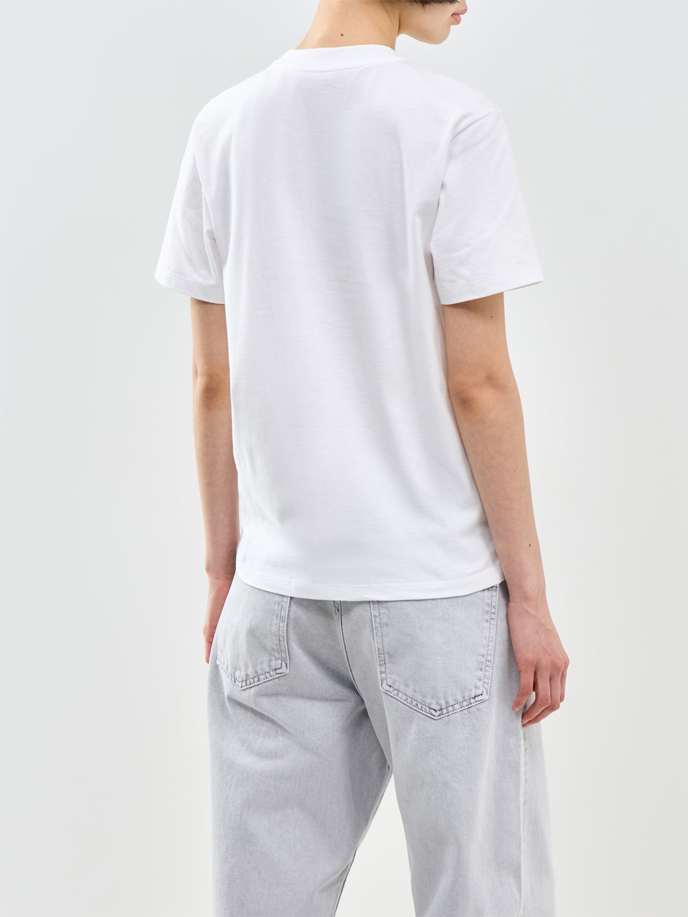 Spray Heart Graphic T-Shirt White