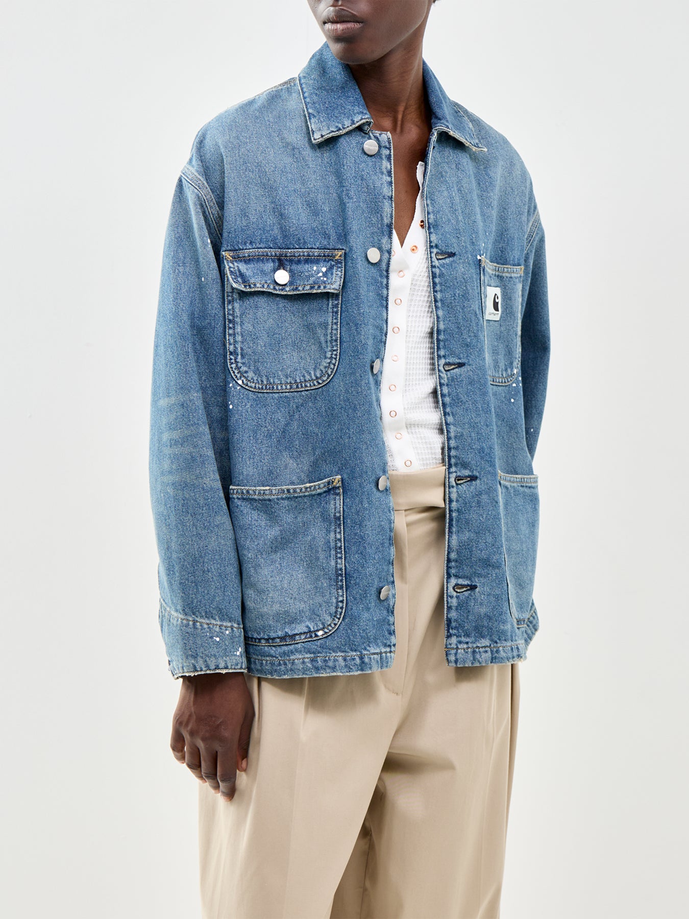 Michigan Denim Coat Blue