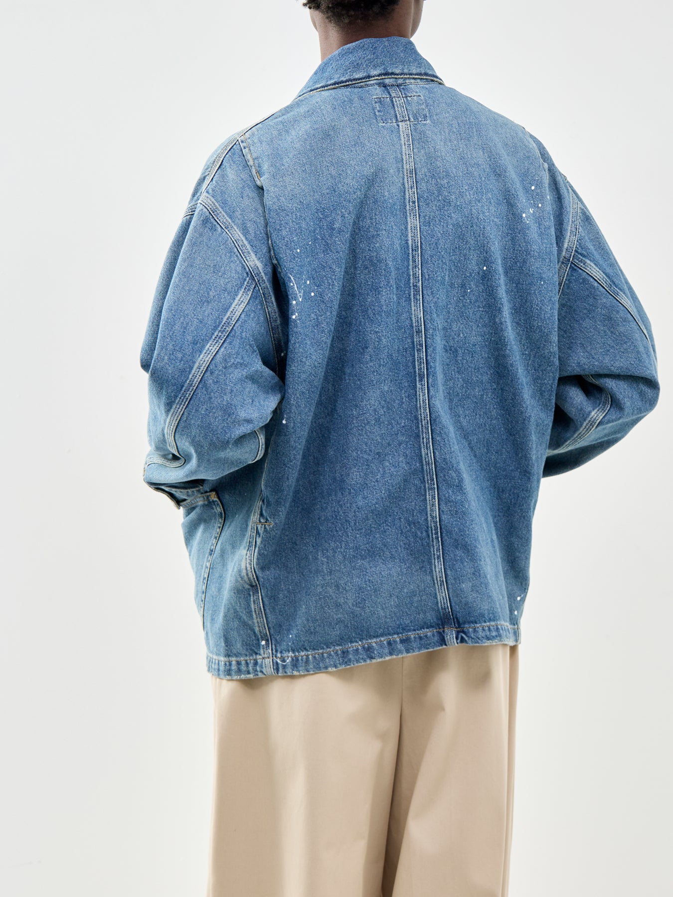 Michigan Denim Coat Blue