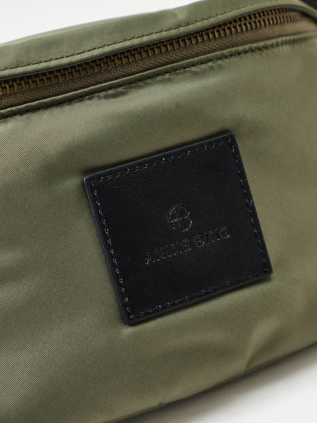 Leon Small Nylon Bum Bag Green
