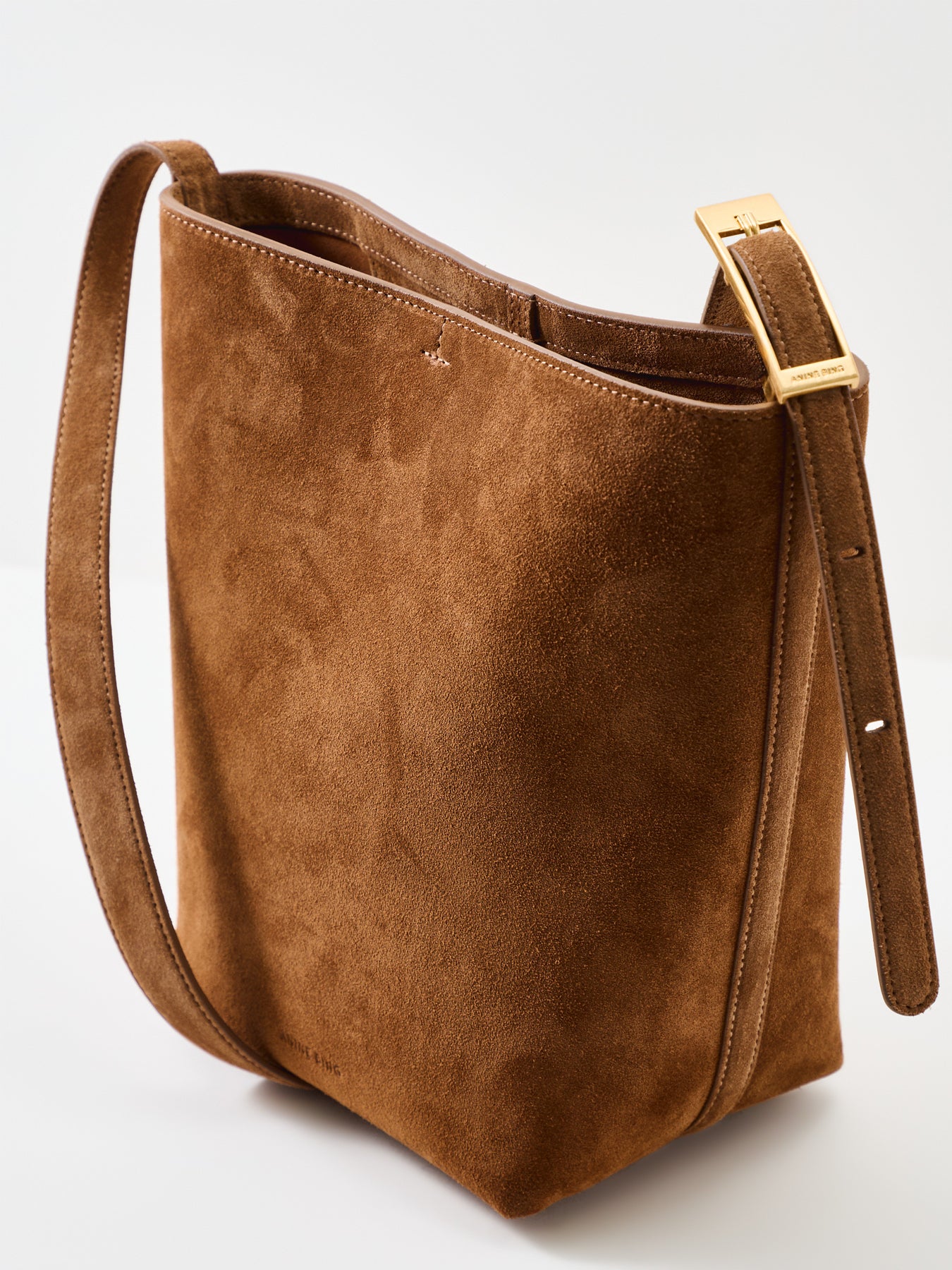 Elly Medium Bucket Bag Brown