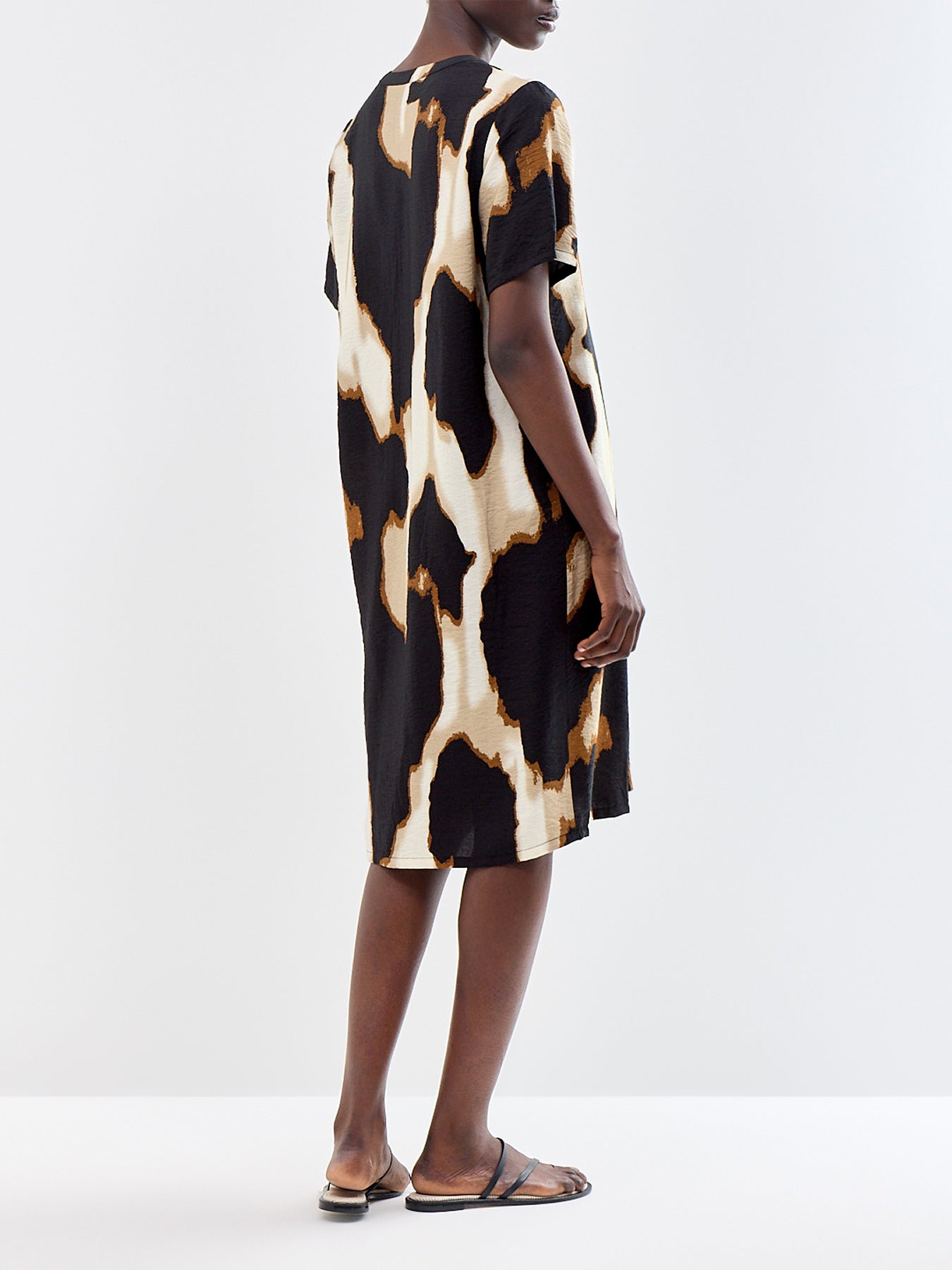 Gladis 2 Short Sleeve Midi Dress Multi