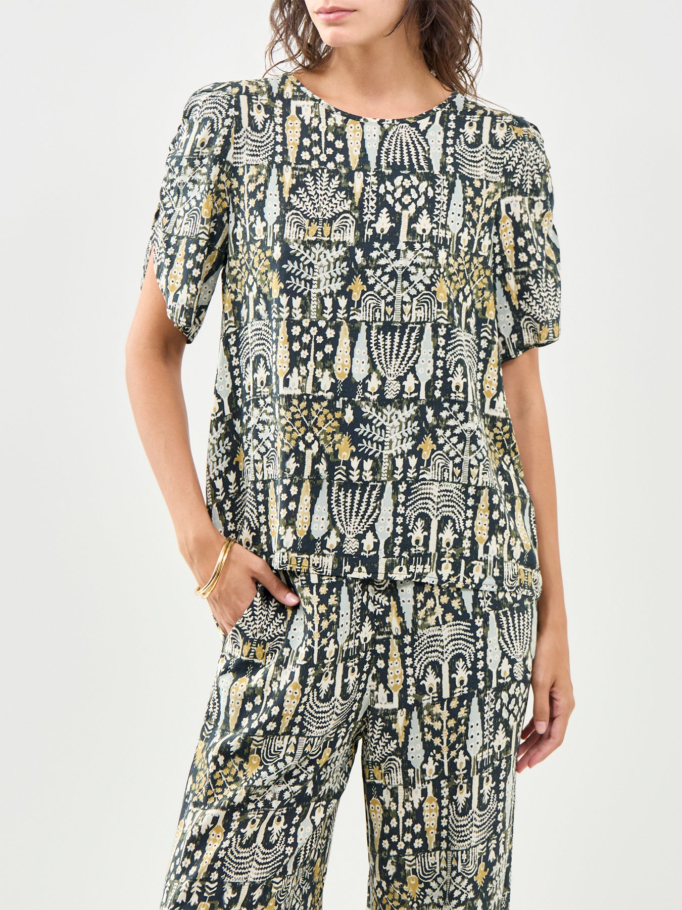 Golfi 1 Printed Top Multi