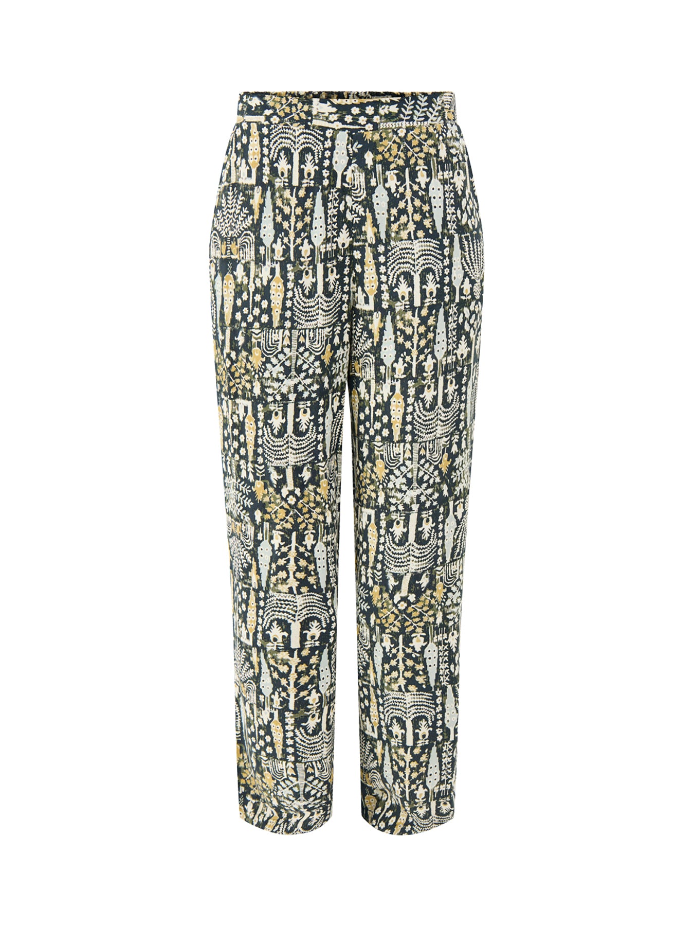 Golfi 4-C Printed Straight Trousers Multi