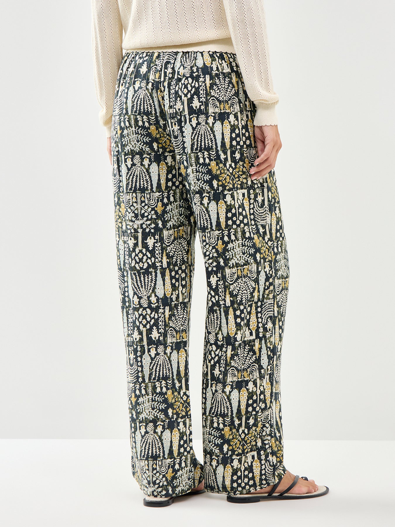 Golfi 4-C Printed Straight Trousers Multi