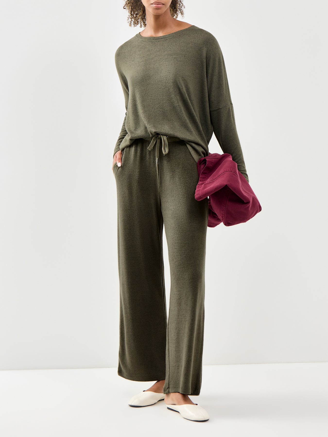 Biara 1 Crew Neck Jumper Khaki