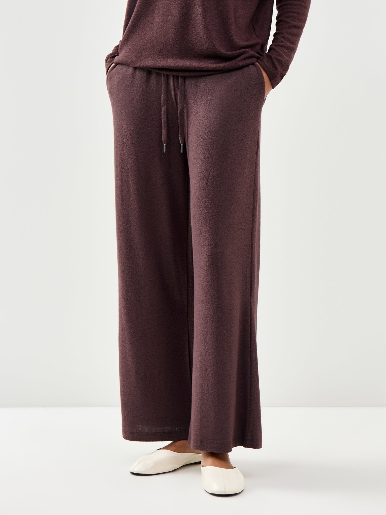 Biara 74 Wide Leg Trousers Brown