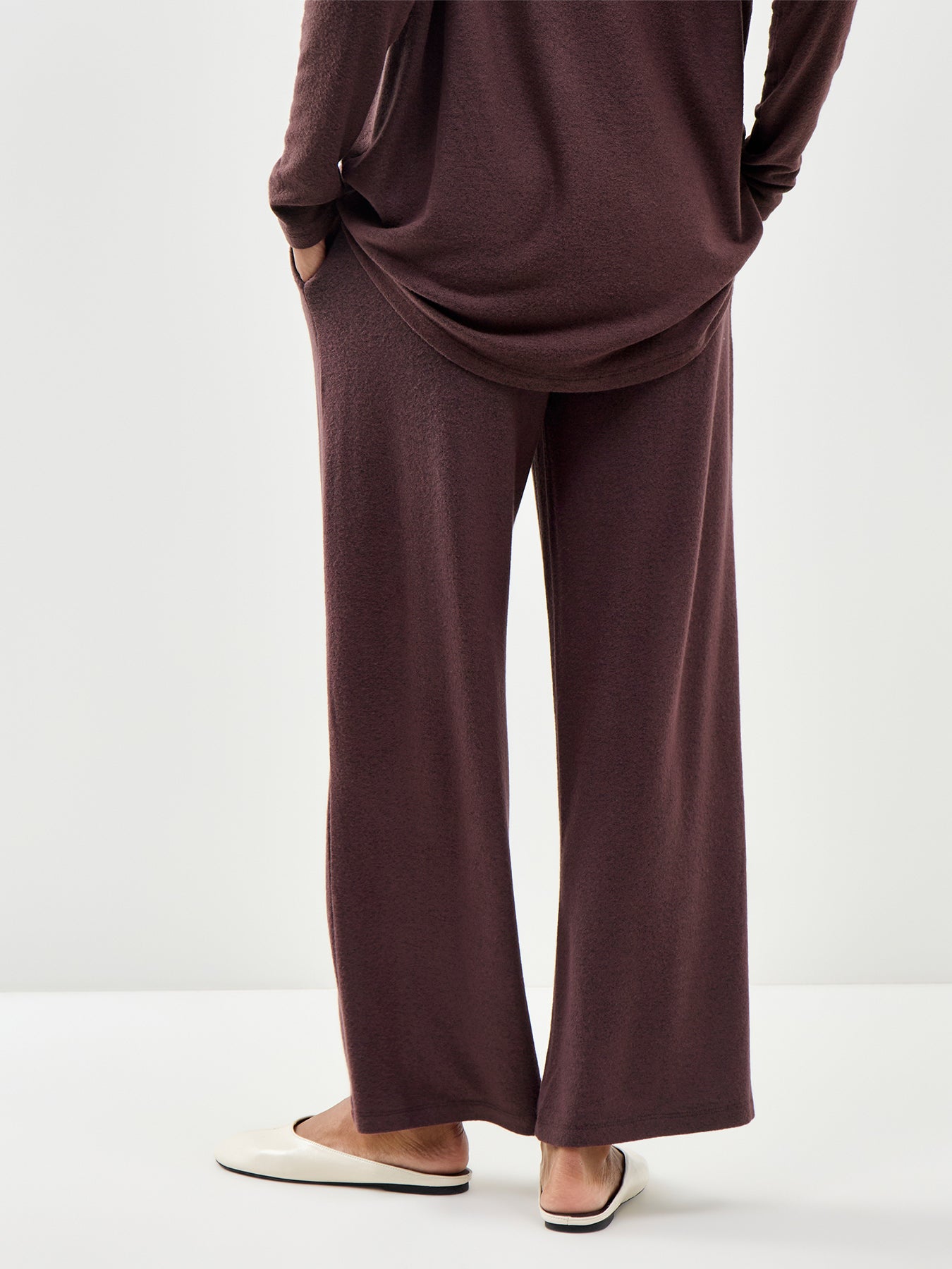 Biara 74 Wide Leg Trousers Brown