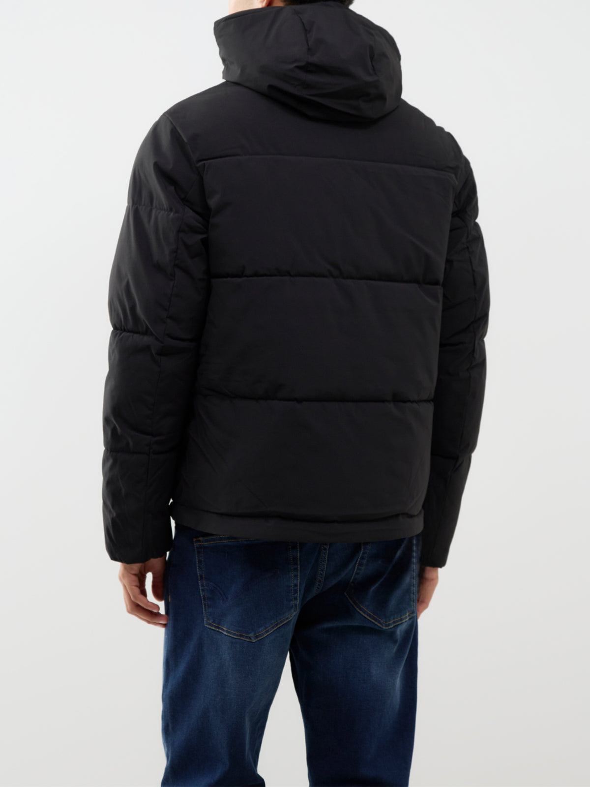 Galaxy Puffer Jacket - Black