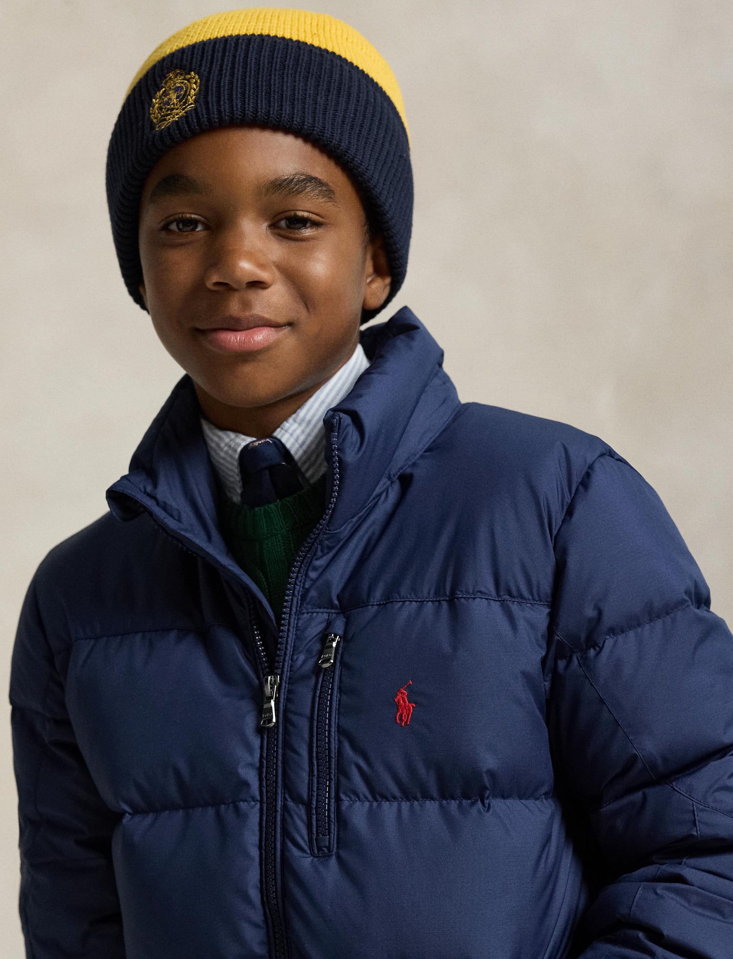 Boys Black Hooded Jacket