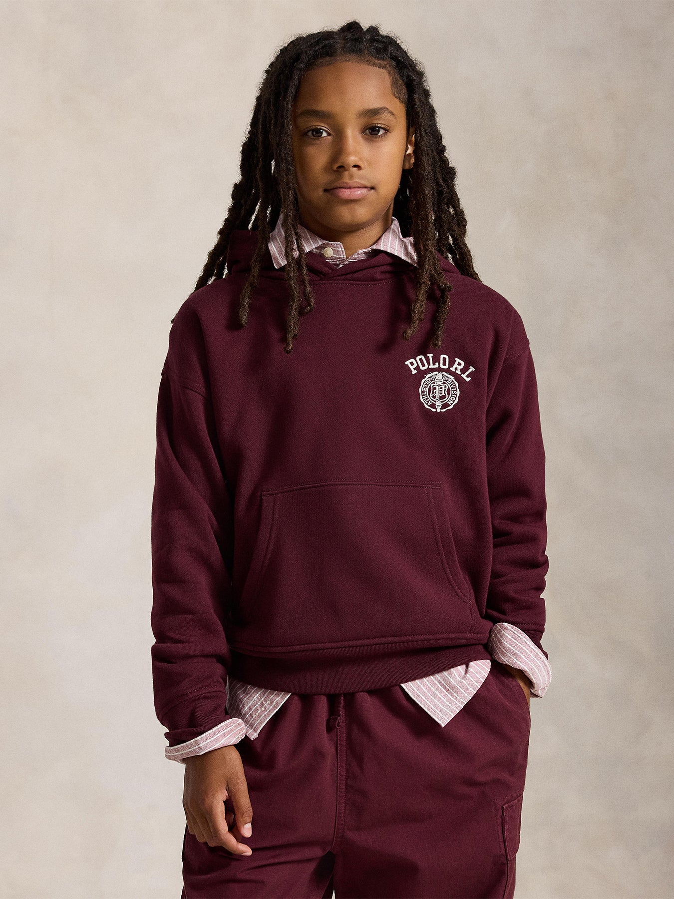 Kids' Knit Sweatshirt Red