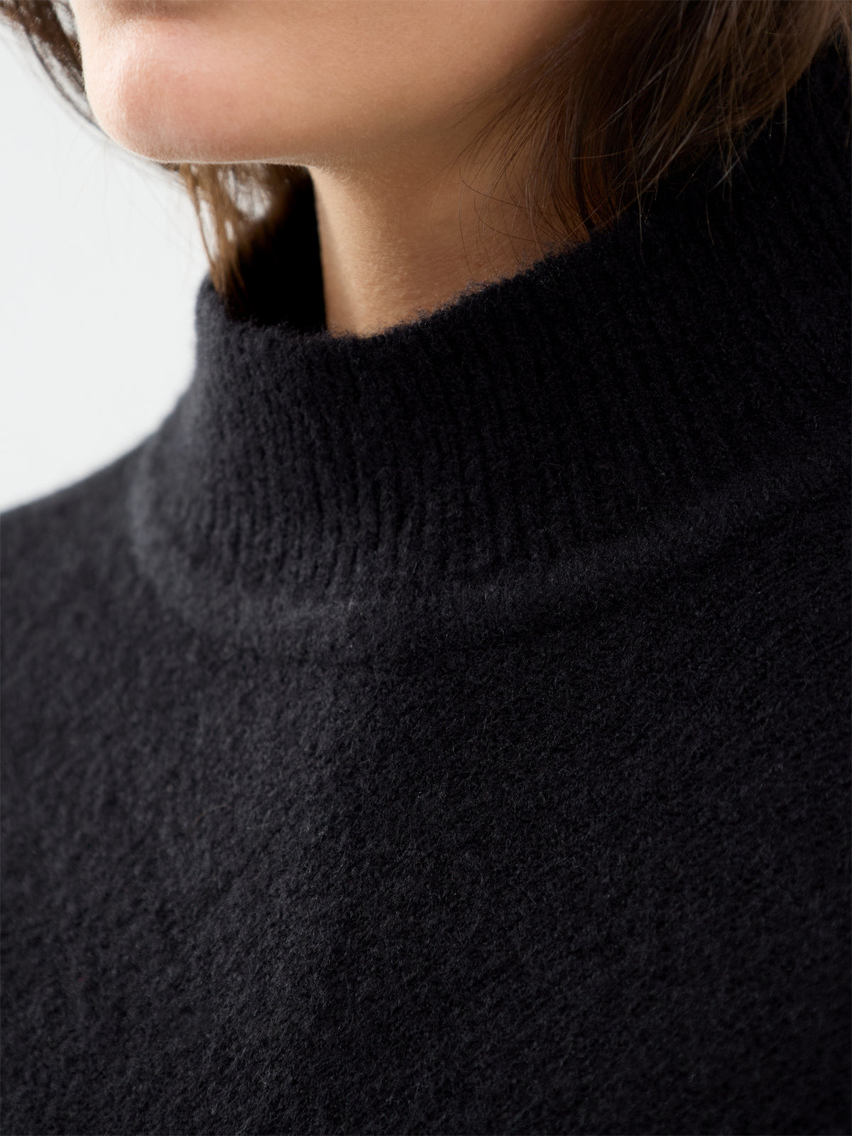 Fortuna High Neck Poncho