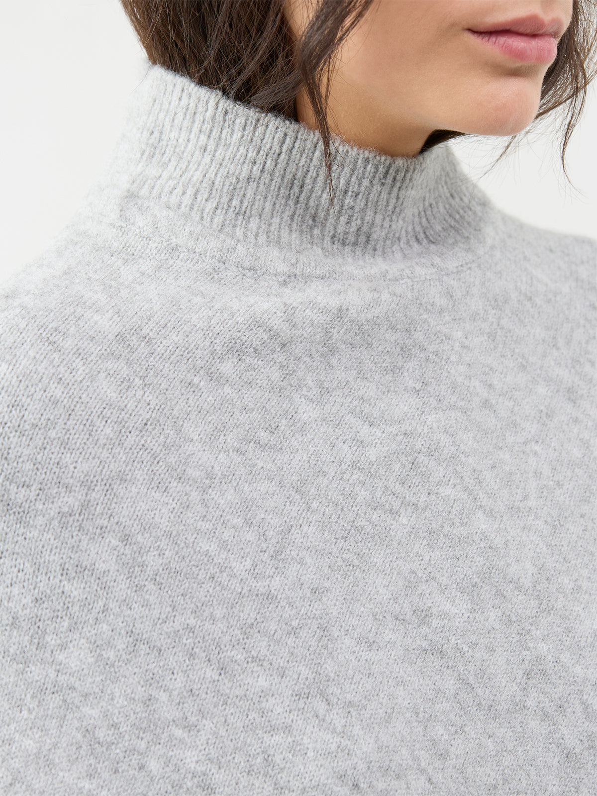 Fortuna High Neck Poncho