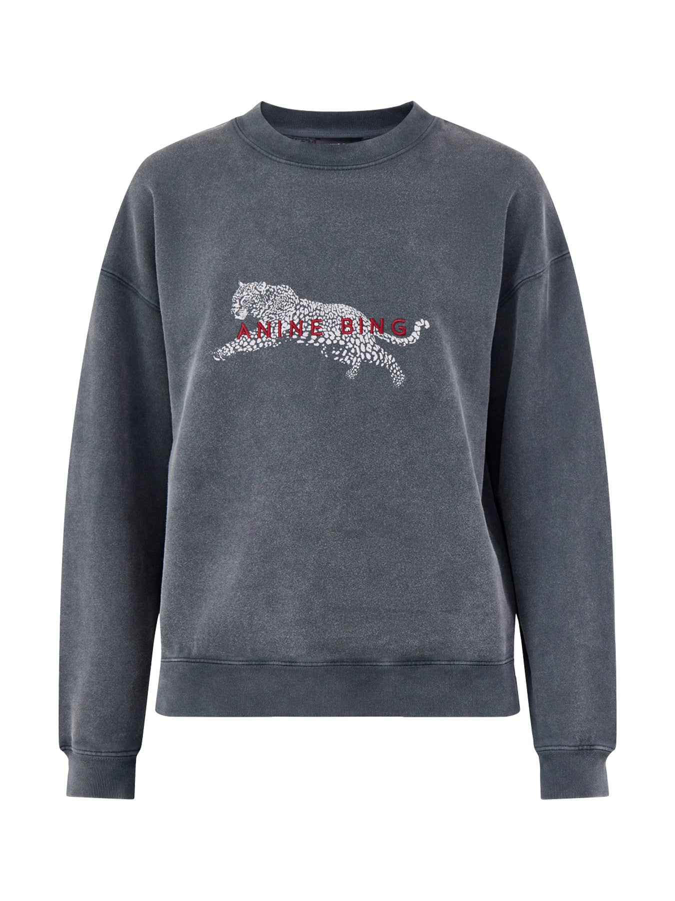 Spencer Leopard Sweatshirt Grey