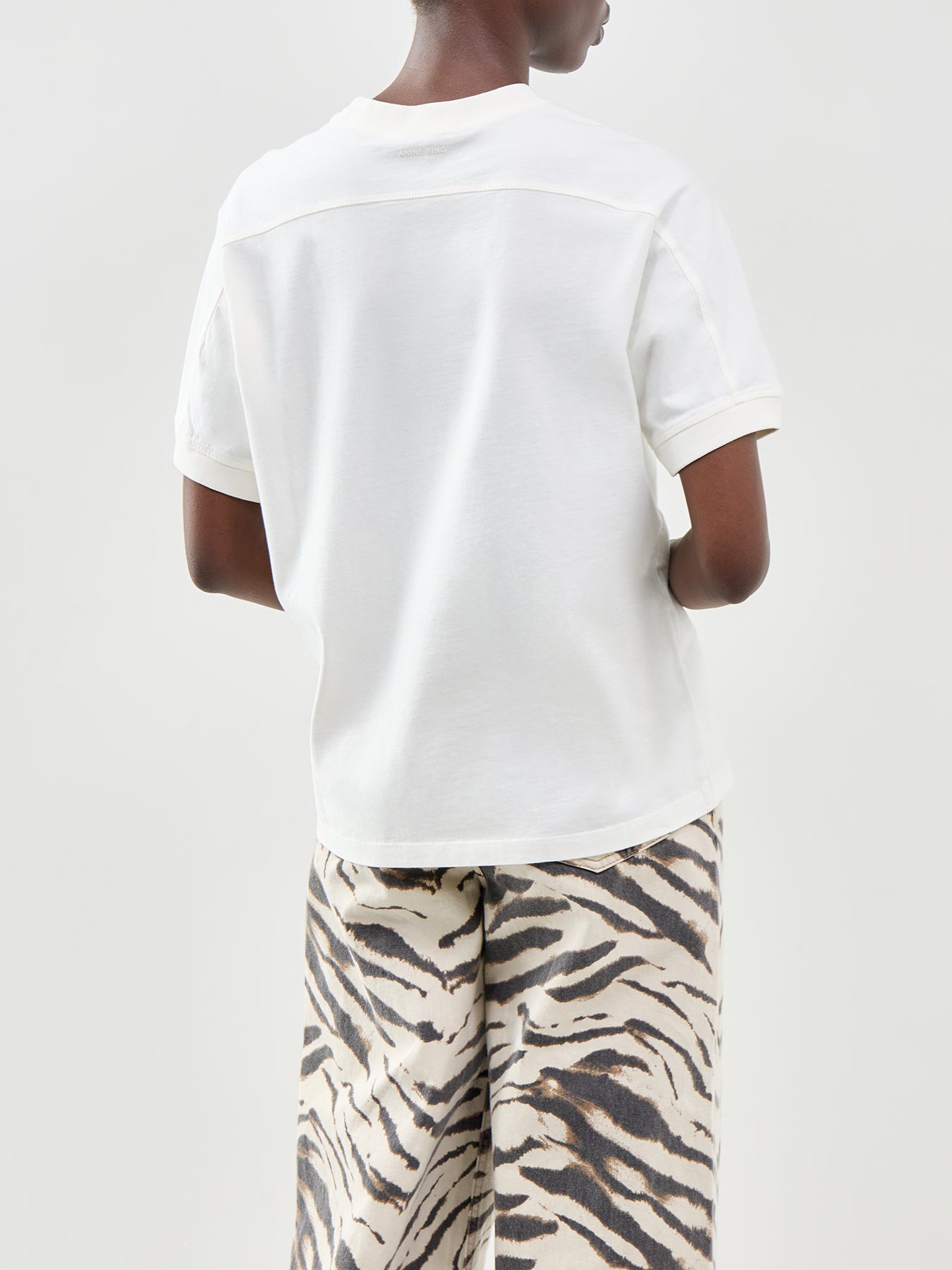 Jaylin Collegiate T-Shirt Cream