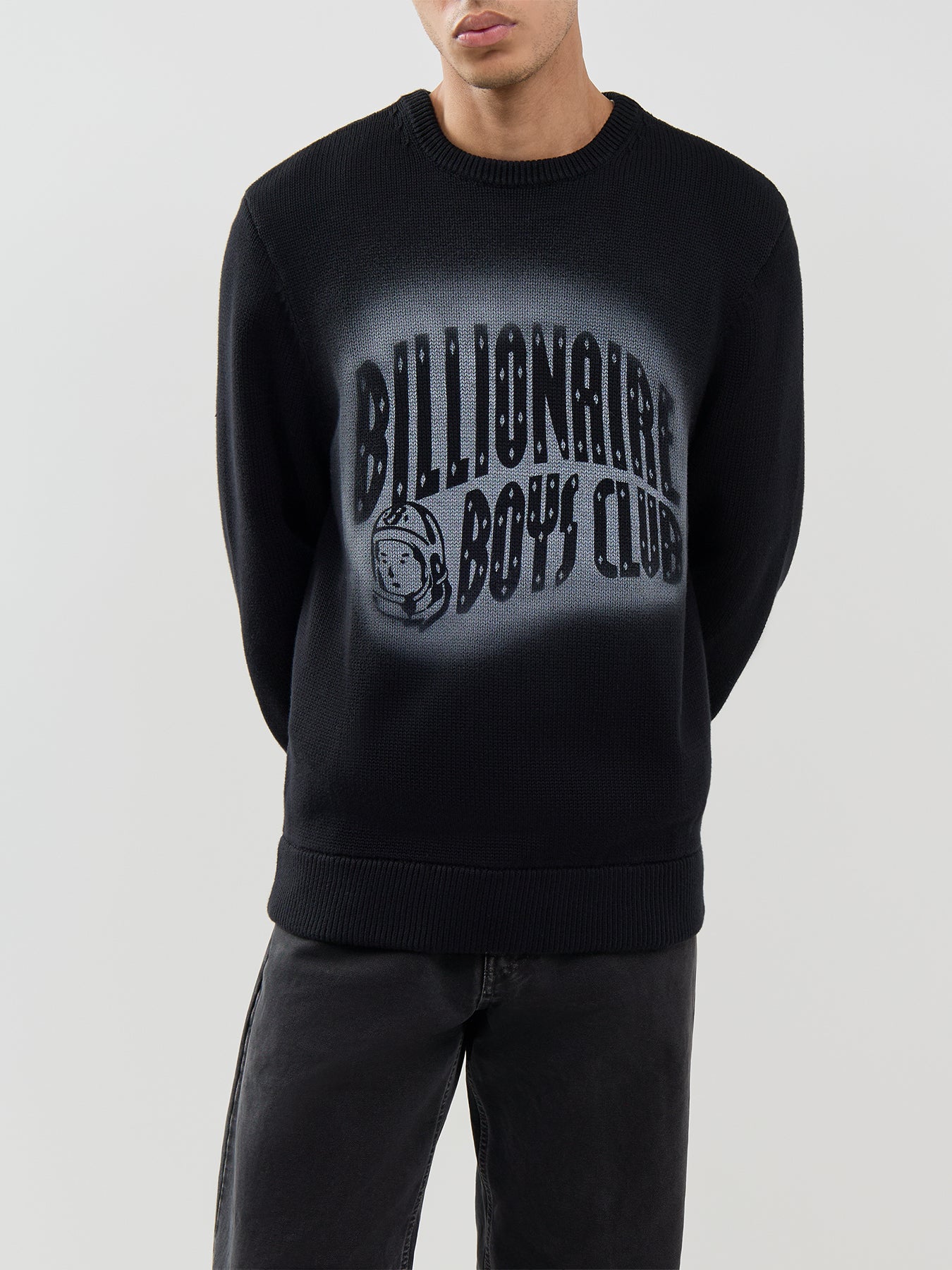 Stencil Arch Logo Knitted Crewneck