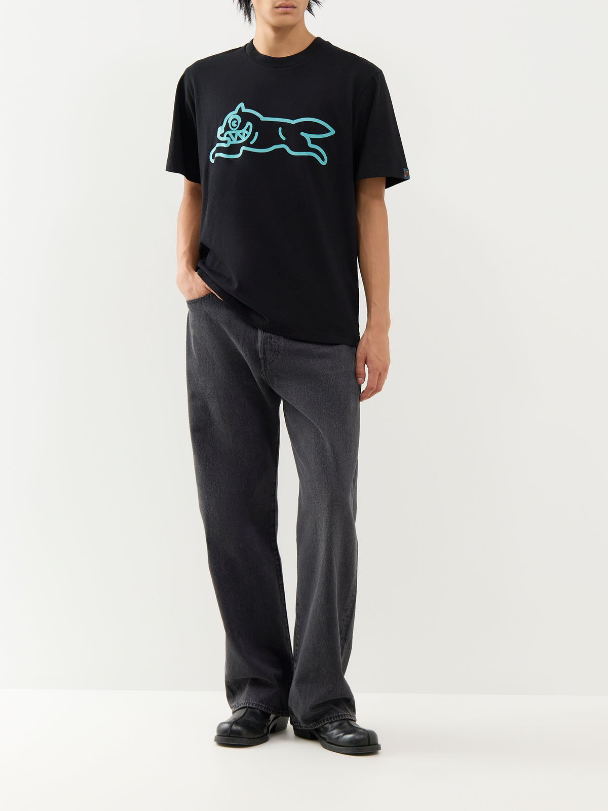 Running Dog Cotton T-Shirt