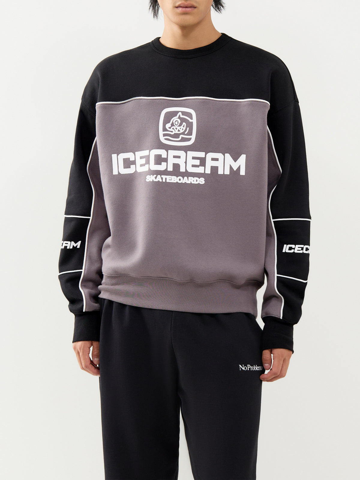 Panelled Training Crew Neck Sweatshirt