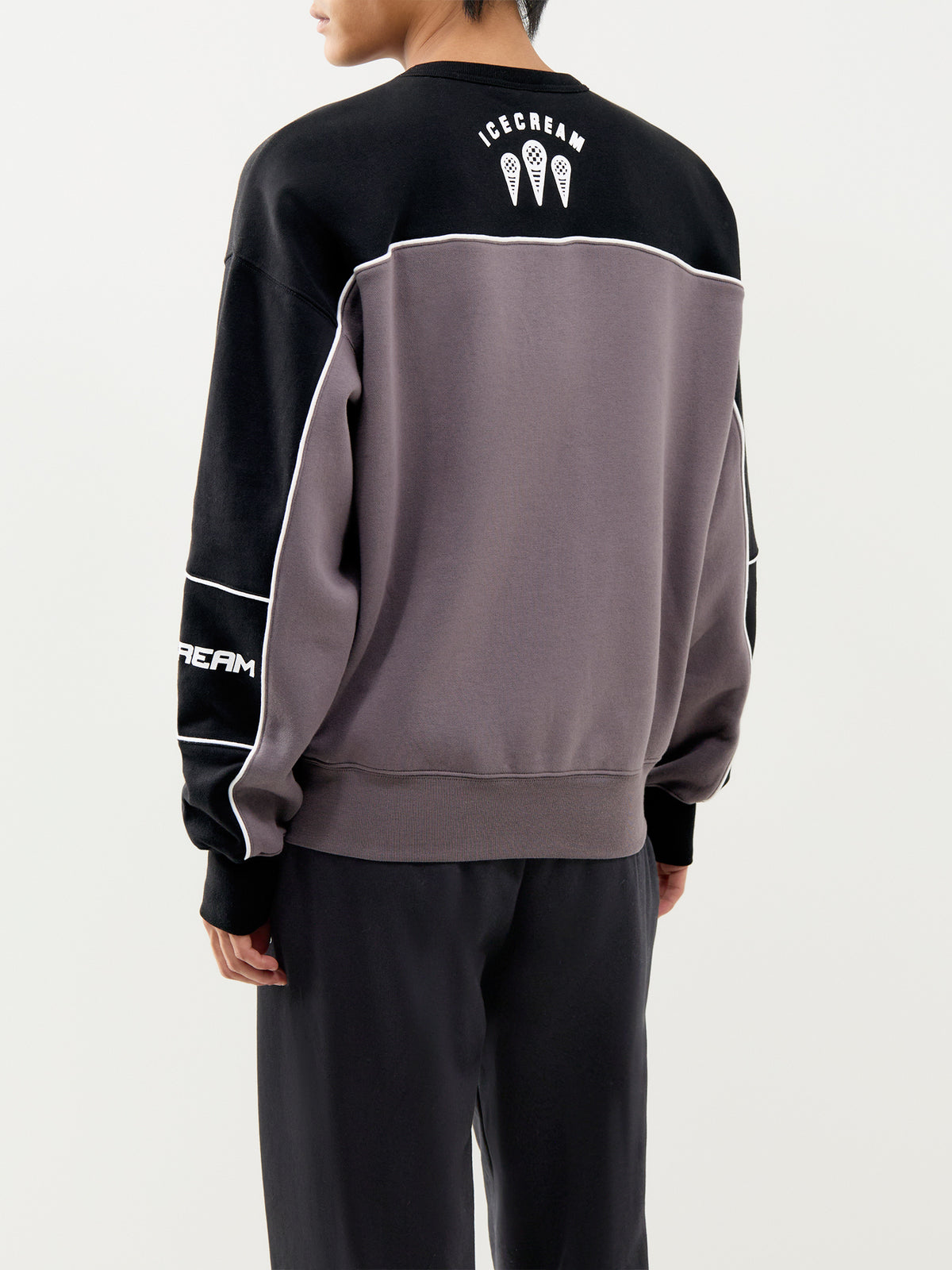 Panelled Training Crew Neck Sweatshirt