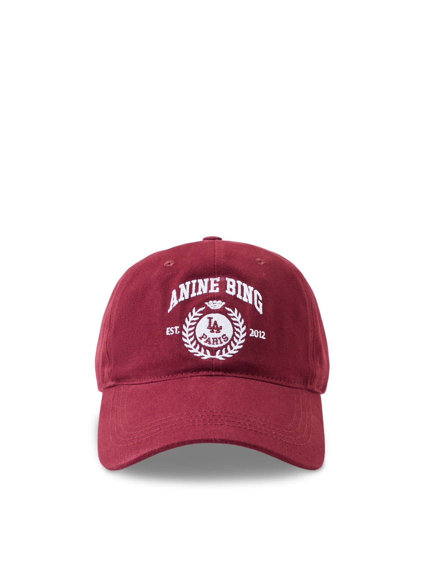 Jeremy Collegiate Baseball Cap Burgundy