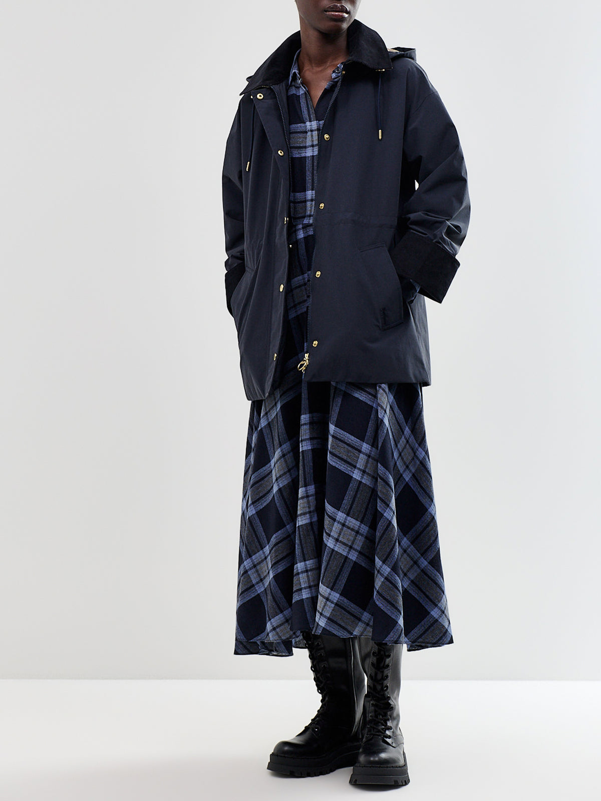 Barbour Evelyn Showerproof Jacket Navy