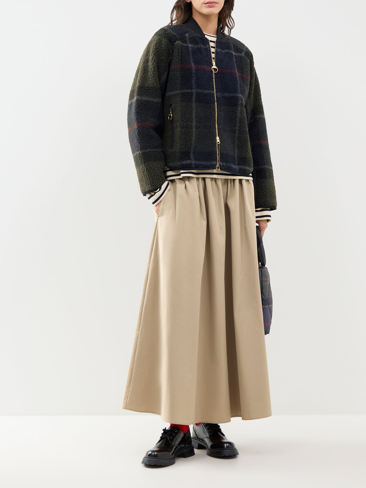 Kirklees Fleece – Shadow Classic Tartan