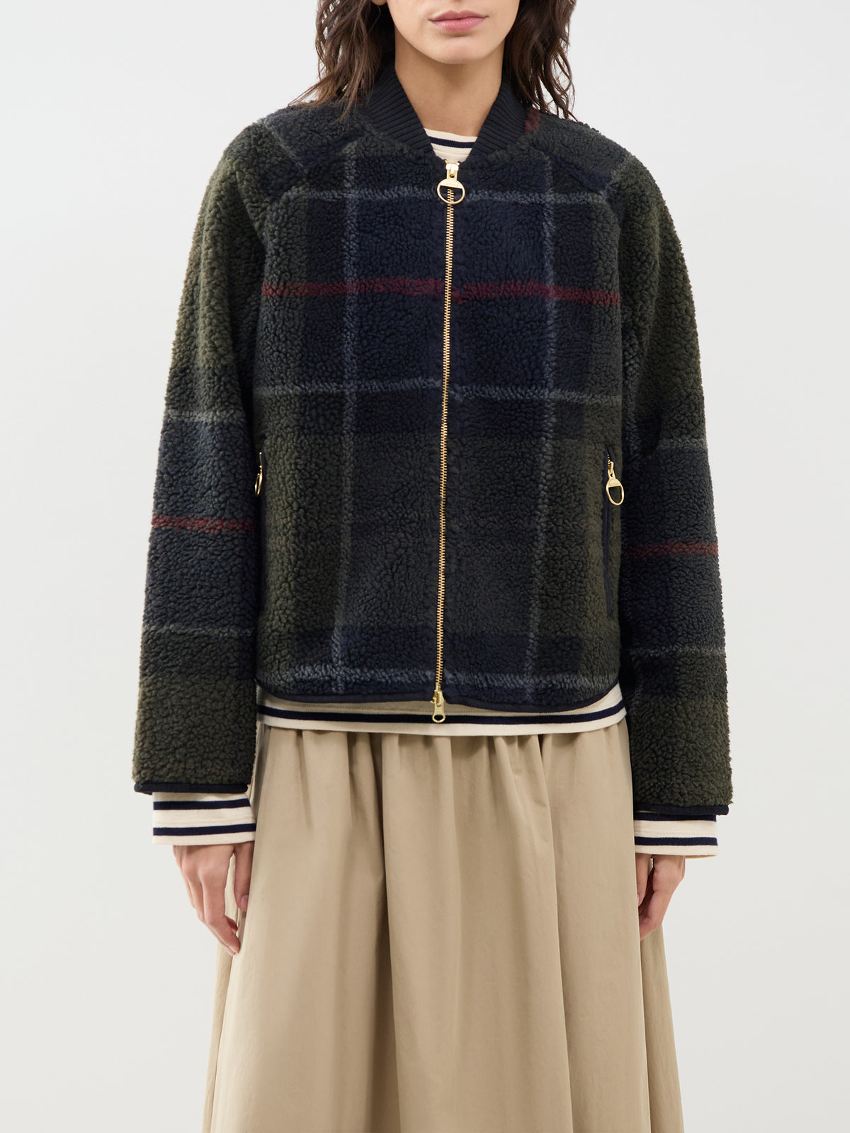 Kirklees Fleece – Shadow Classic Tartan