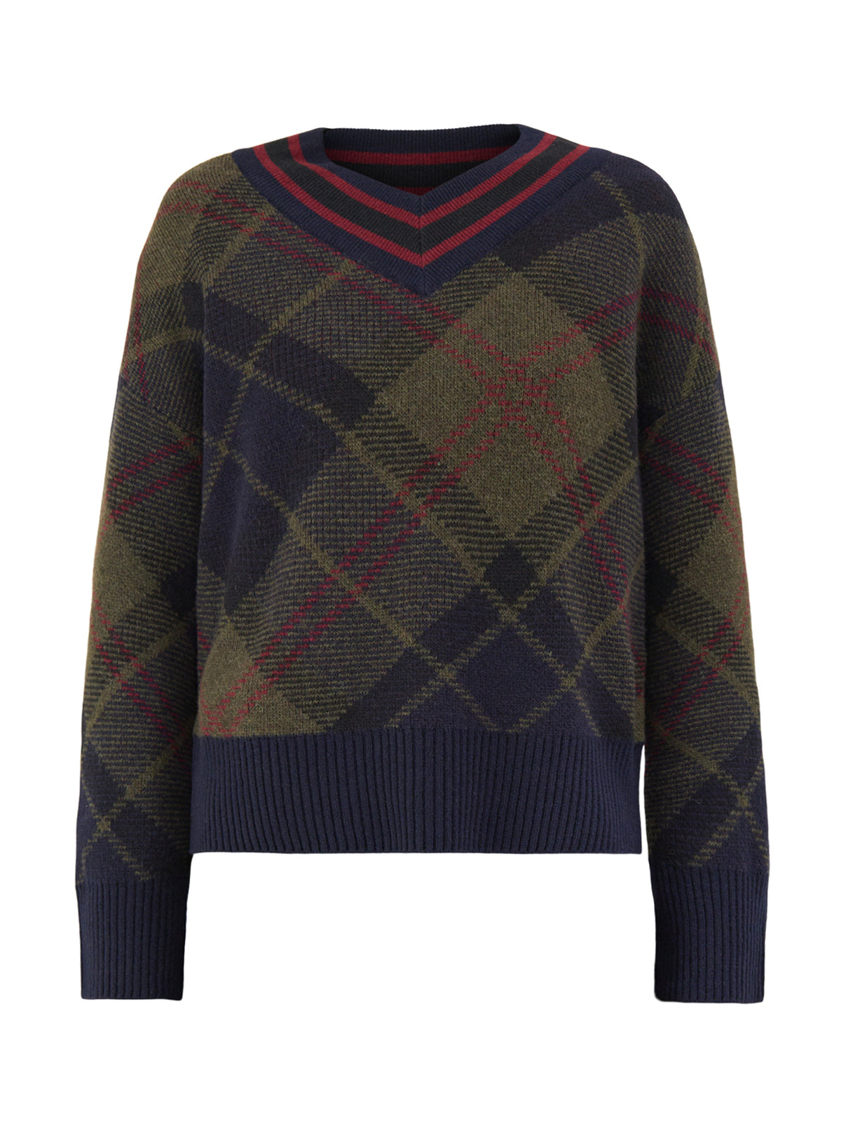 Wool Shae Knitted V-Neck Jumper