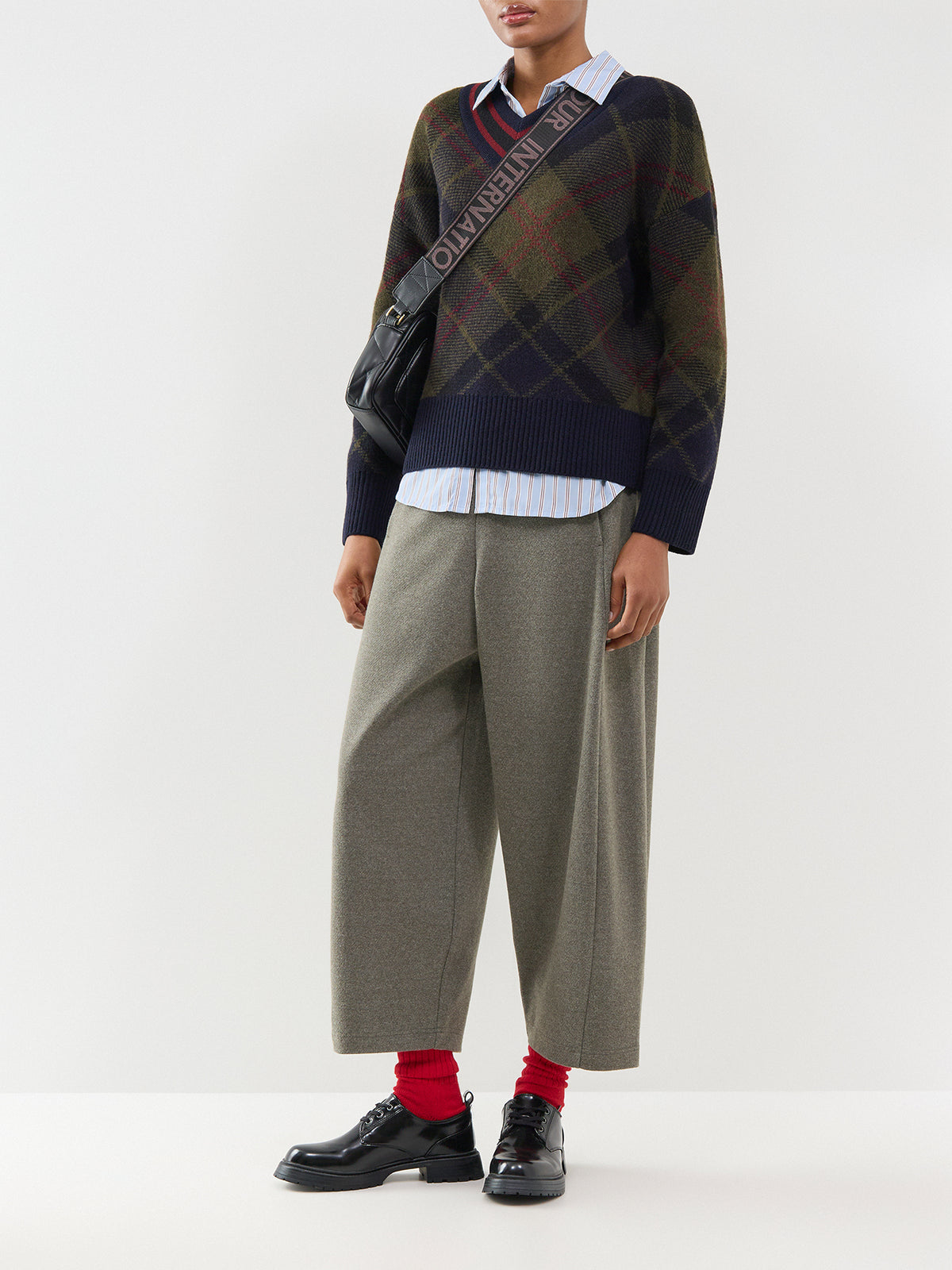 Wool Shae Knitted V-Neck Jumper