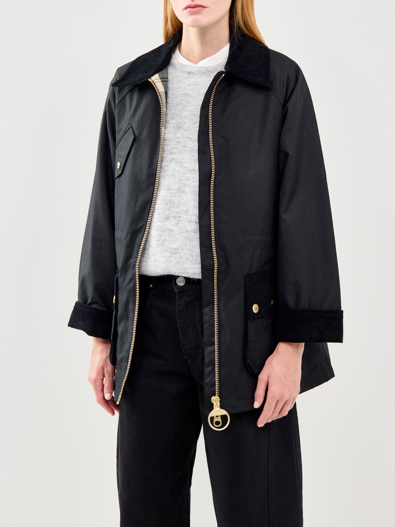 Barbour Treeton Wax Jacket Black