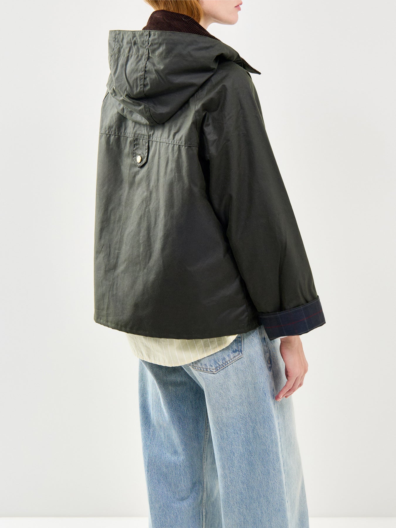 Barbour Carville Wax Jacket Fern