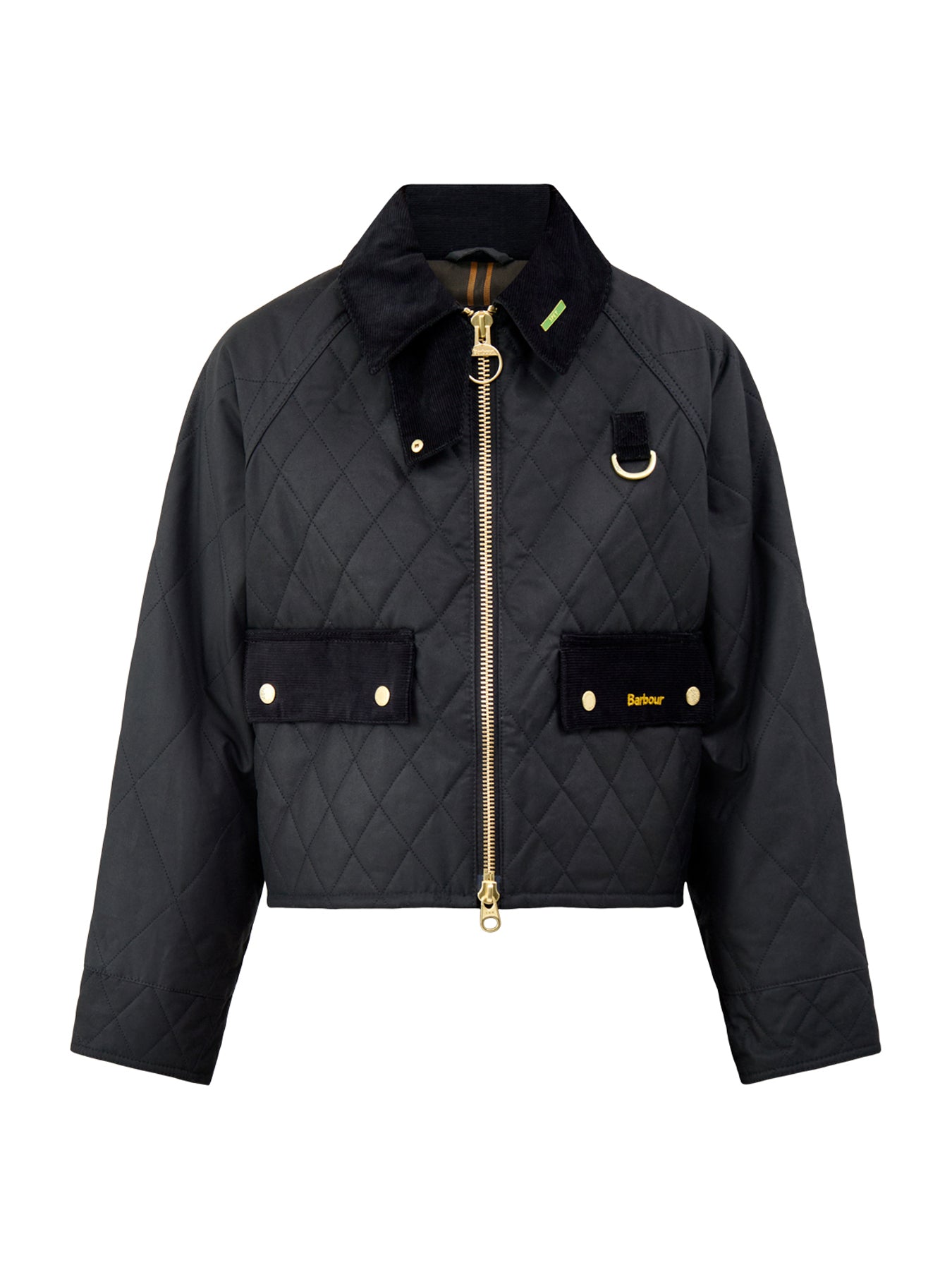 Barbour Icons Quilted Spey Wax Jacket Black