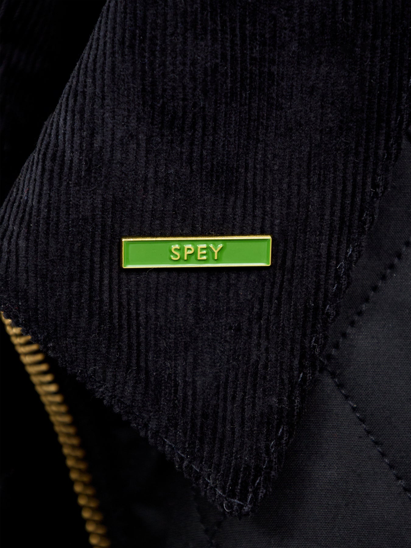 Barbour Icons Quilted Spey Wax Jacket Black