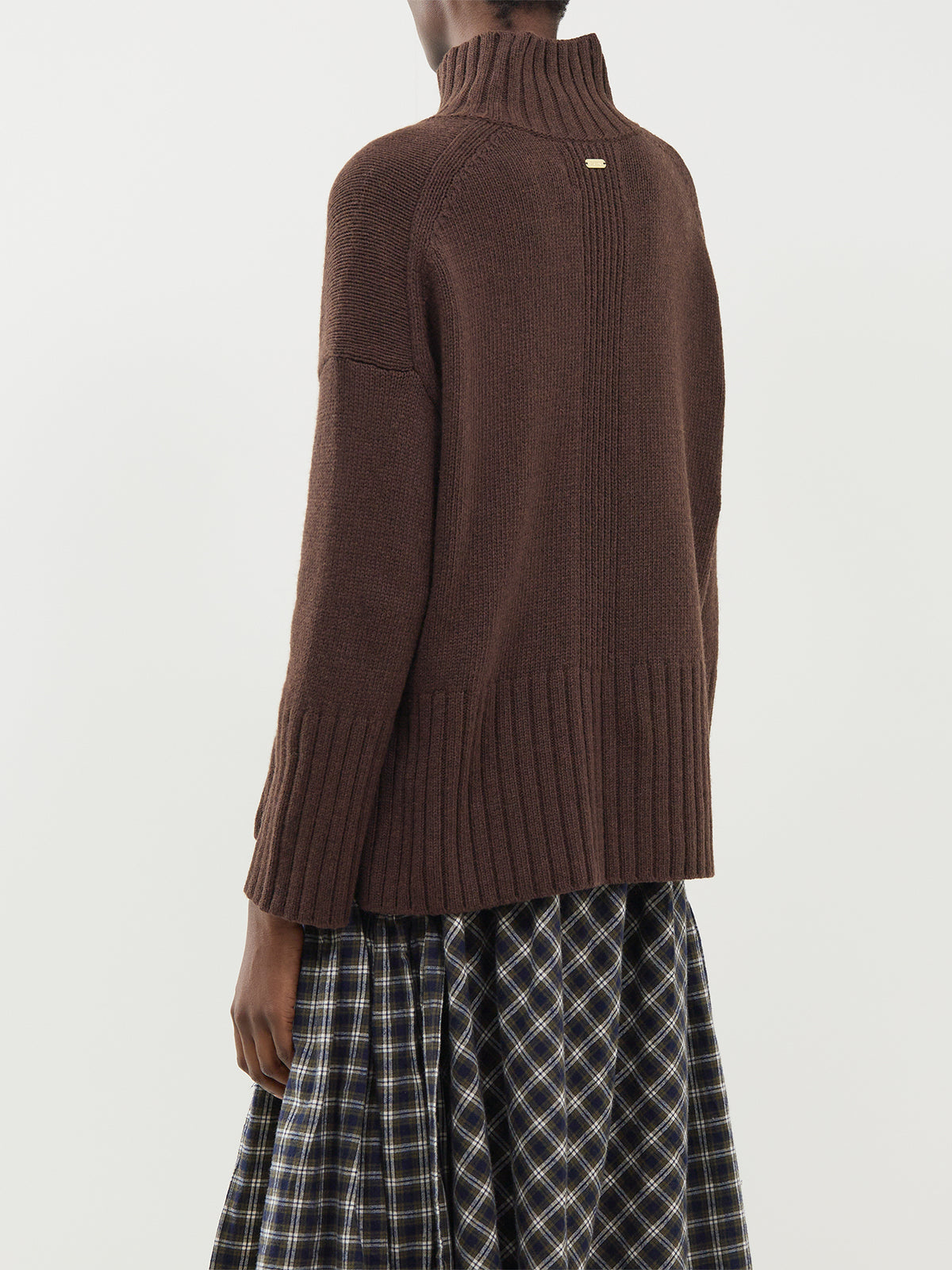 Cotton & Wool Blend May Knitted Jumper - Rustic