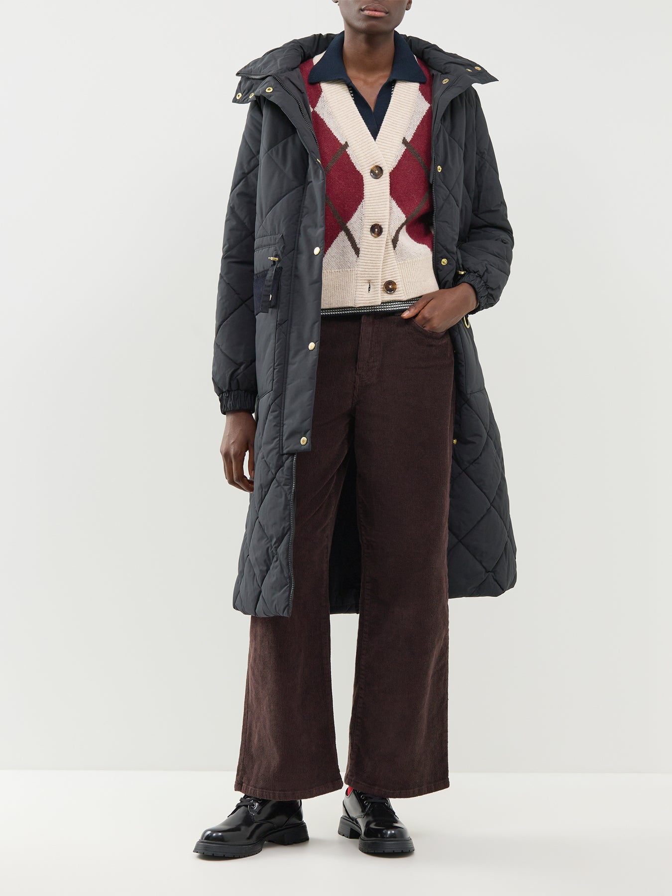 Wool Blend Harleigh Knitted Cardigan